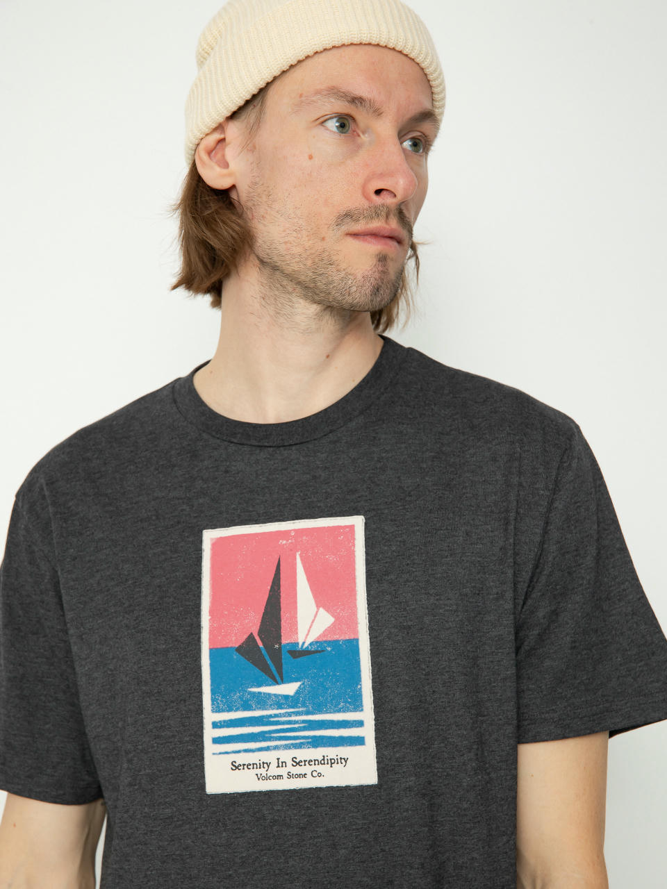 Футболка Volcom Catamaran Hth (heather black)