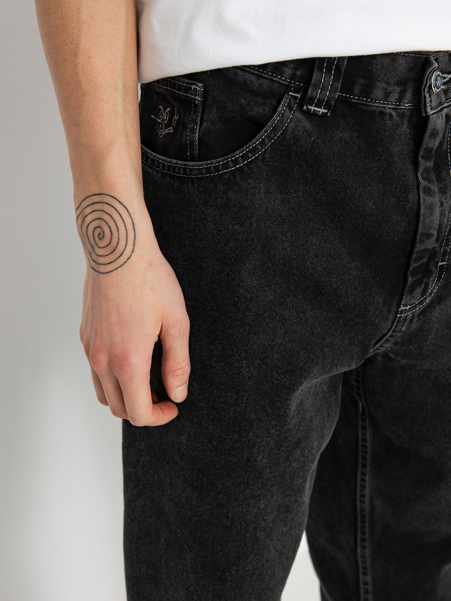 Штани Polar Skate 92! Denim (silver black)