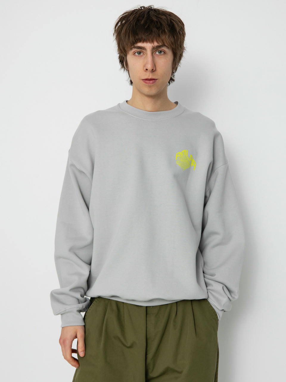 Світшот Polar Skate Dave Crewneck Graph (silver)