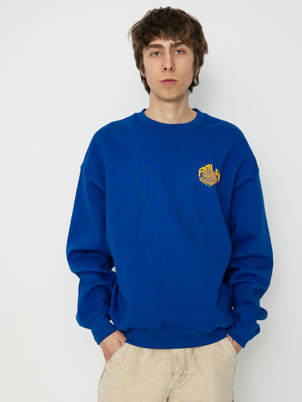 Світшот Polar Skate Dave Crewneck Graph (egyptian blue)