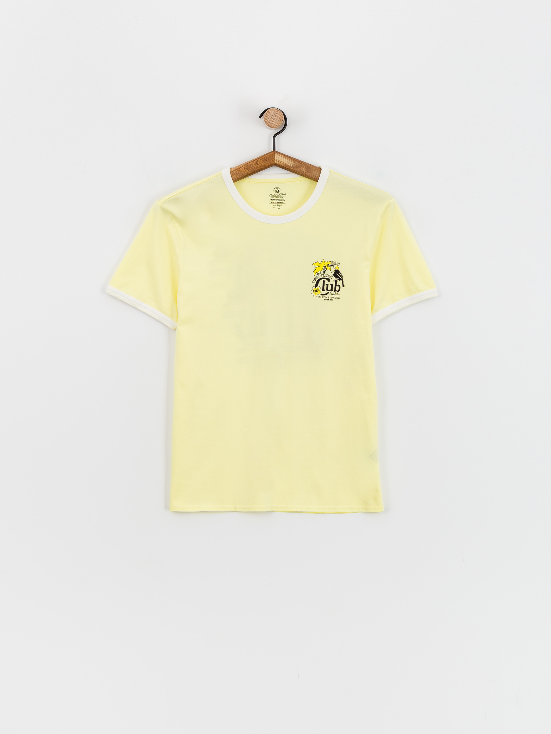 Футболка Volcom Truly Ringer Wmn (aura yellow)