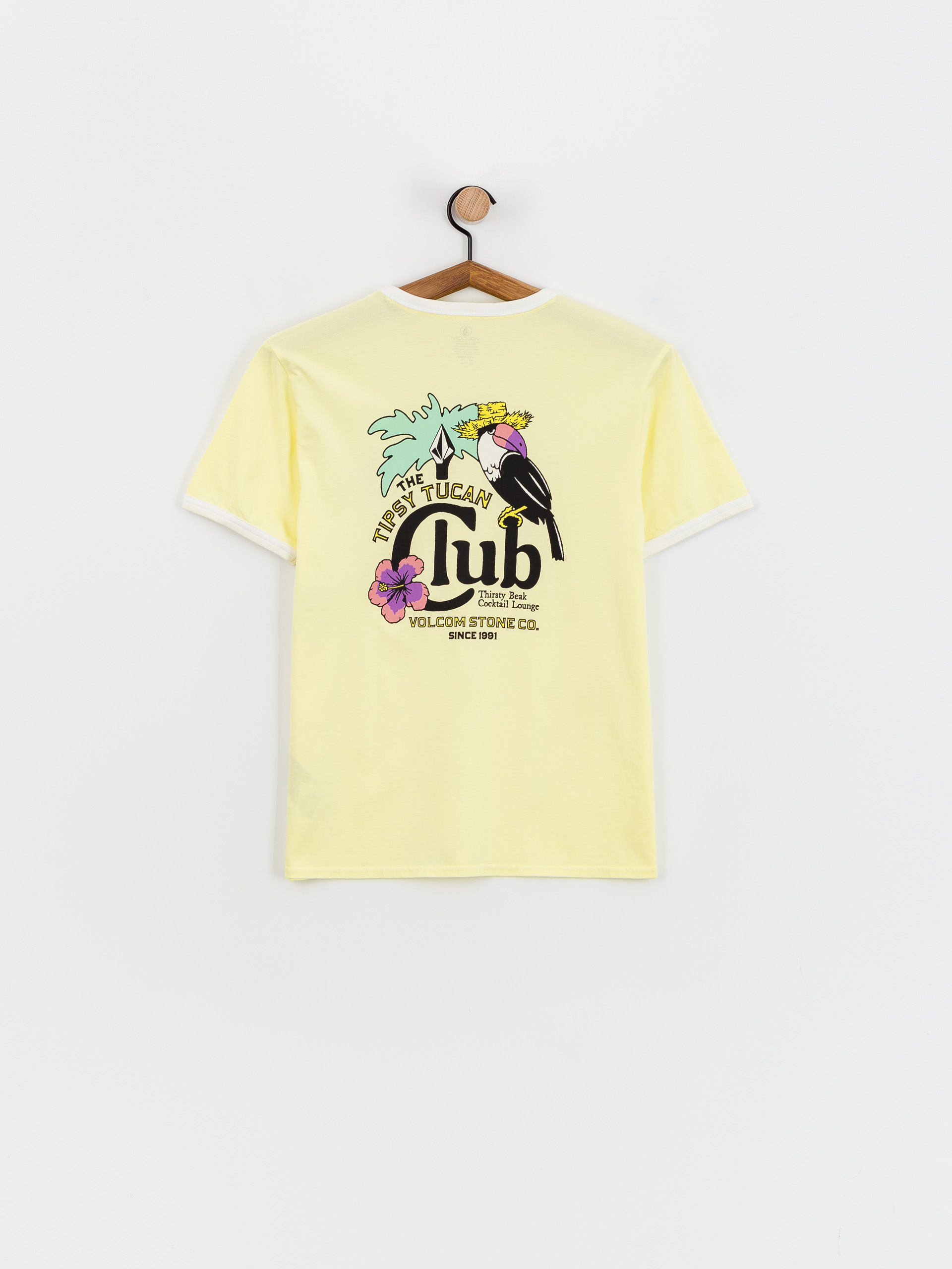 Футболка Volcom Truly Ringer Wmn (aura yellow)