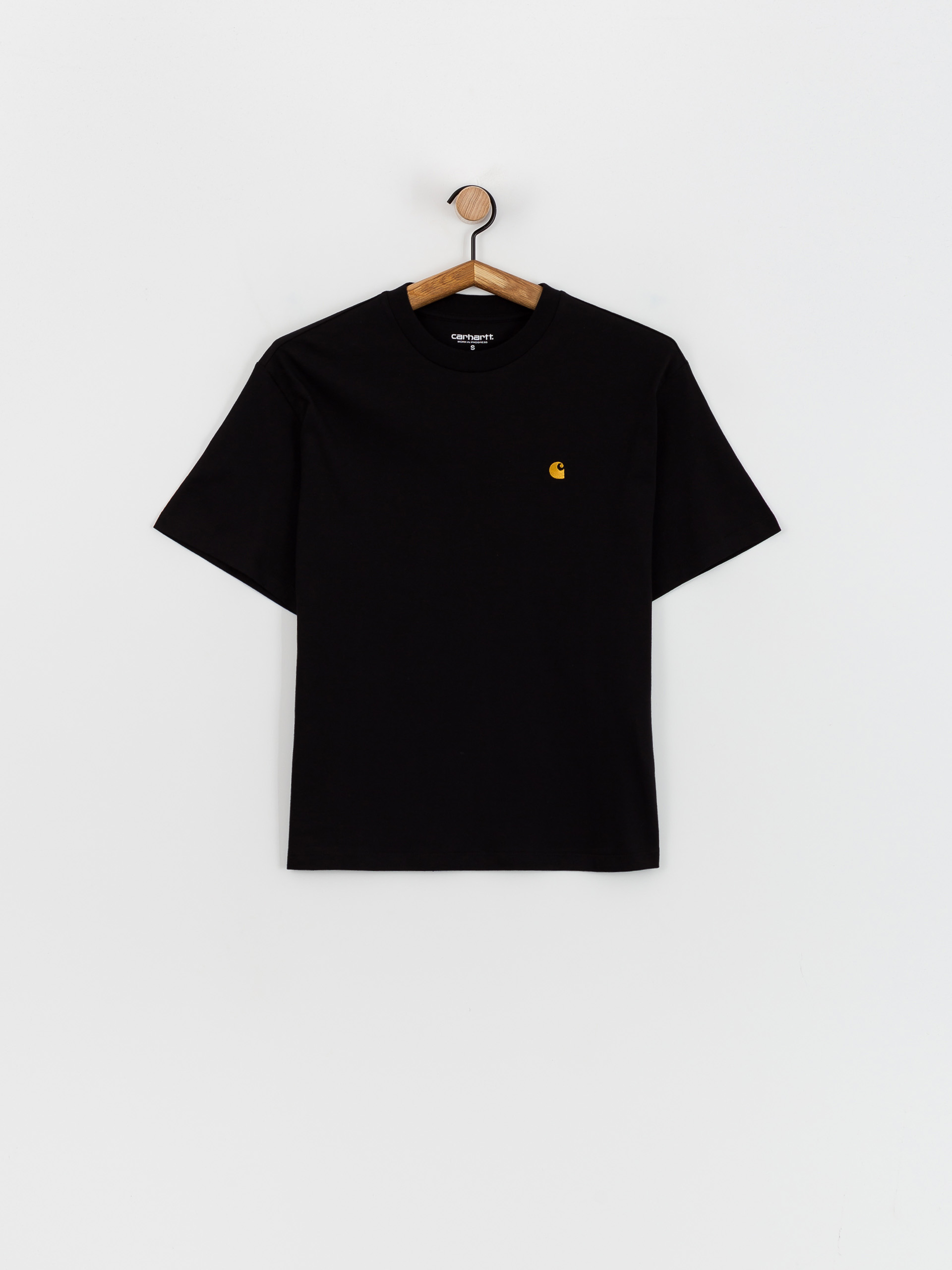 Футболка Carhartt WIP Chase Wmn (black/gold)