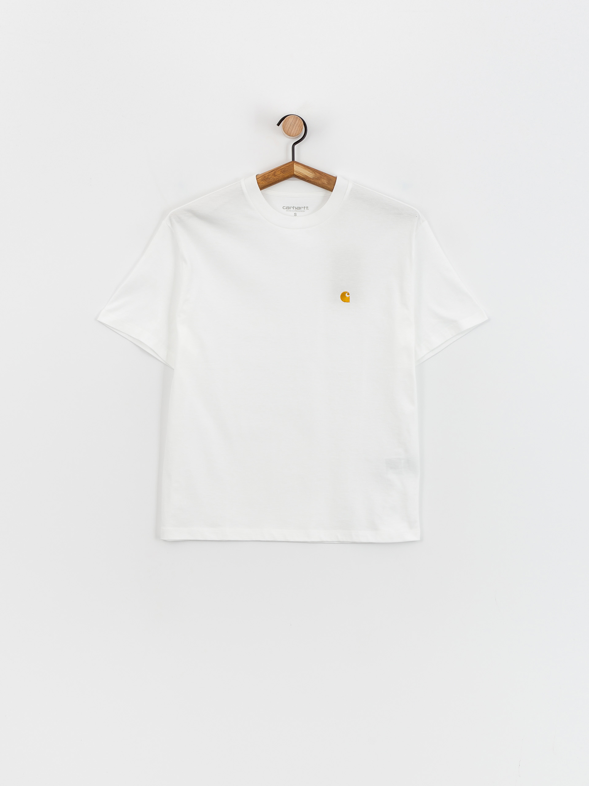 Футболка Carhartt WIP Chase Wmn (white/gold)