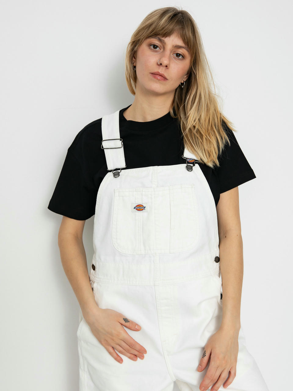 Шорти Dickies Duck Canvas Bib Wmn (stone washed cloud)