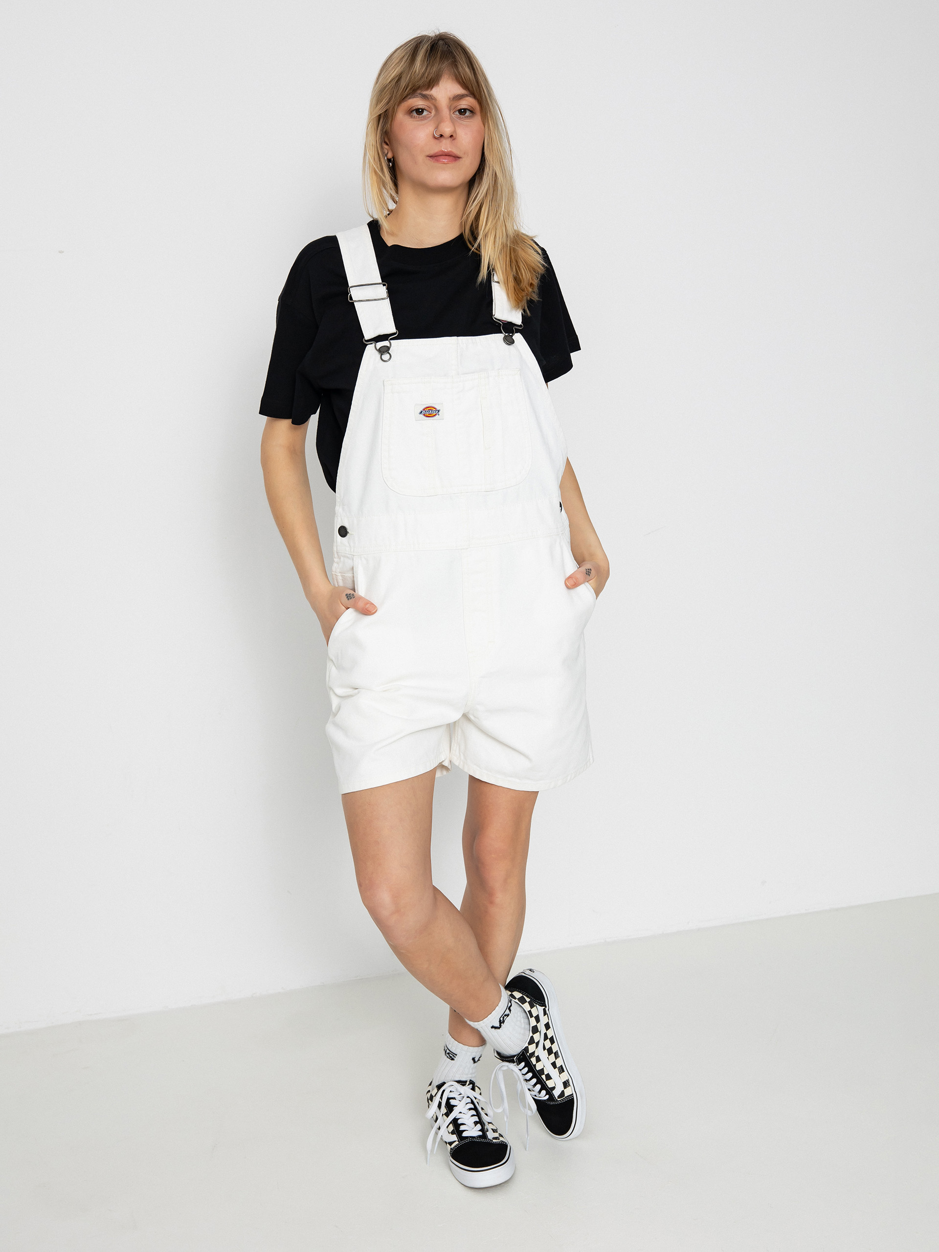 Шорти Dickies Duck Canvas Bib Wmn (stone washed cloud)