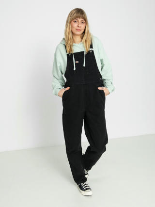 Штани Dickies Duck Canvas Classic Bib Wmn (stone washed black)