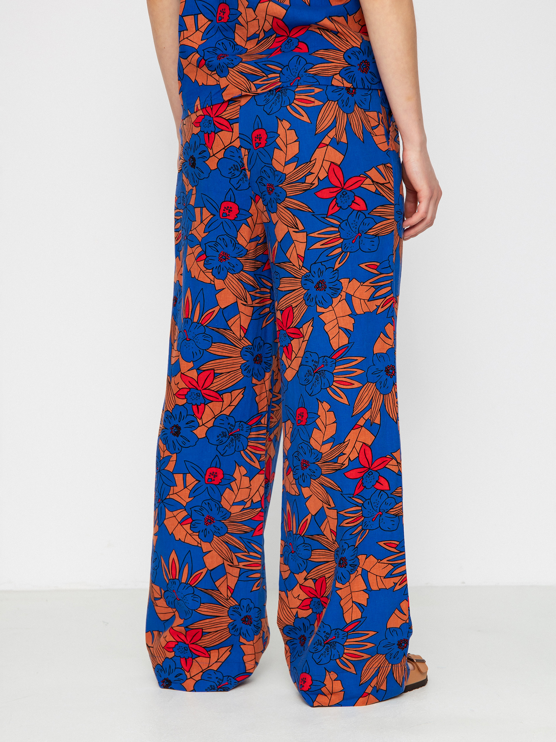 Штани Brixton Mercado Linen Wmn (terracotta)