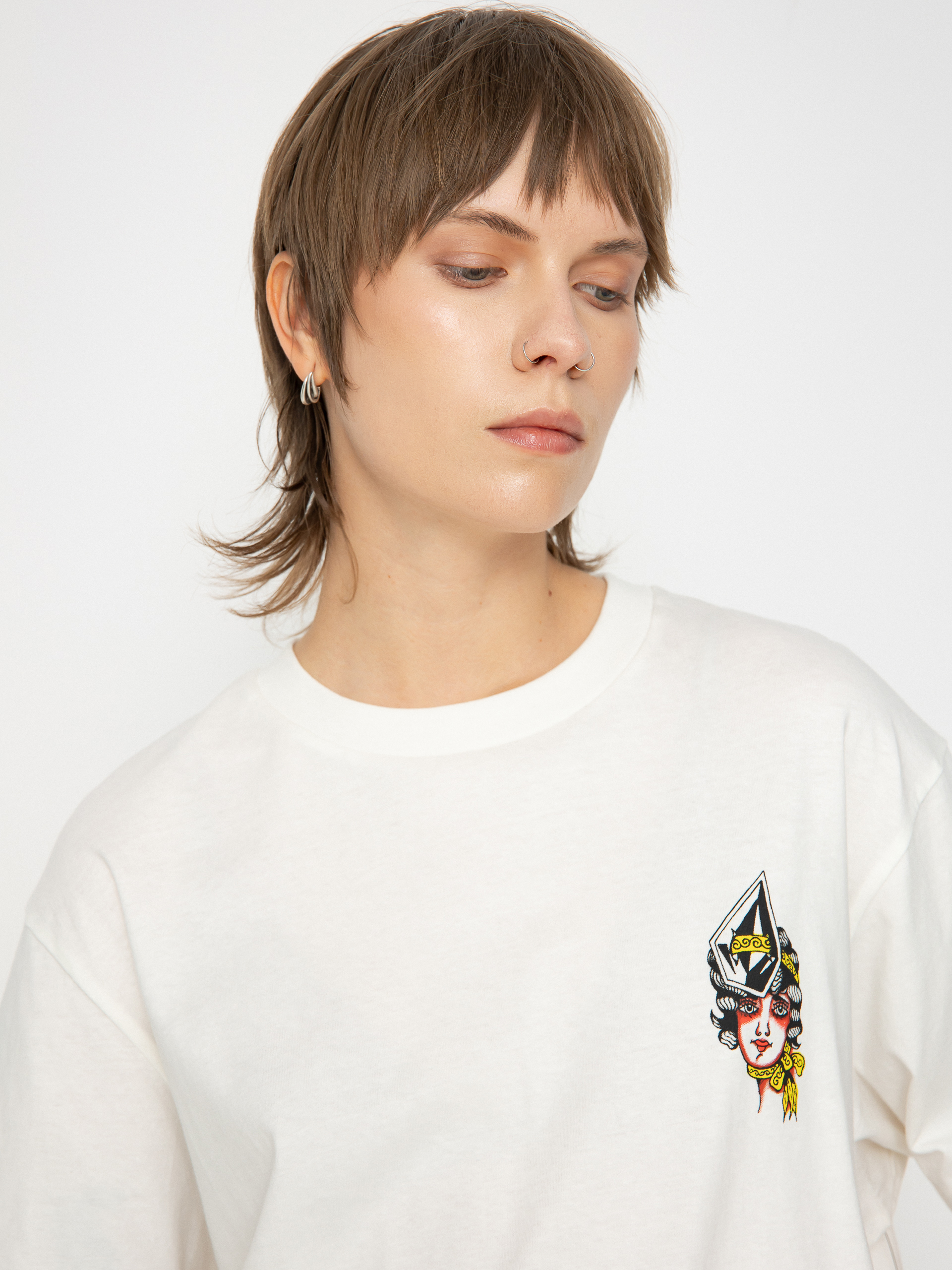 Футболка Volcom Drumstone Wmn (star white)