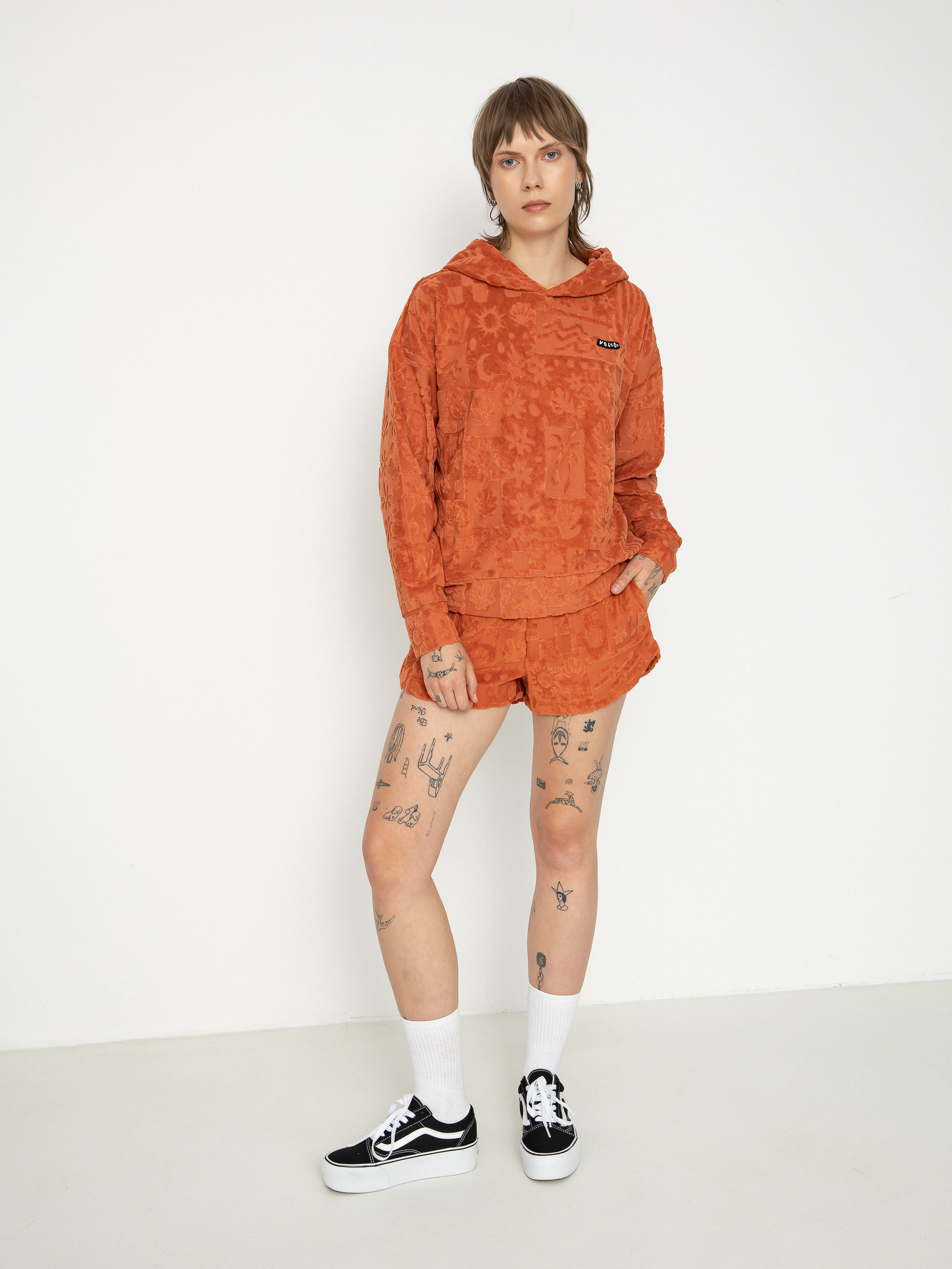 Худі Volcom Sunny Wild Terry Cloth HD Wmn (rosewood)