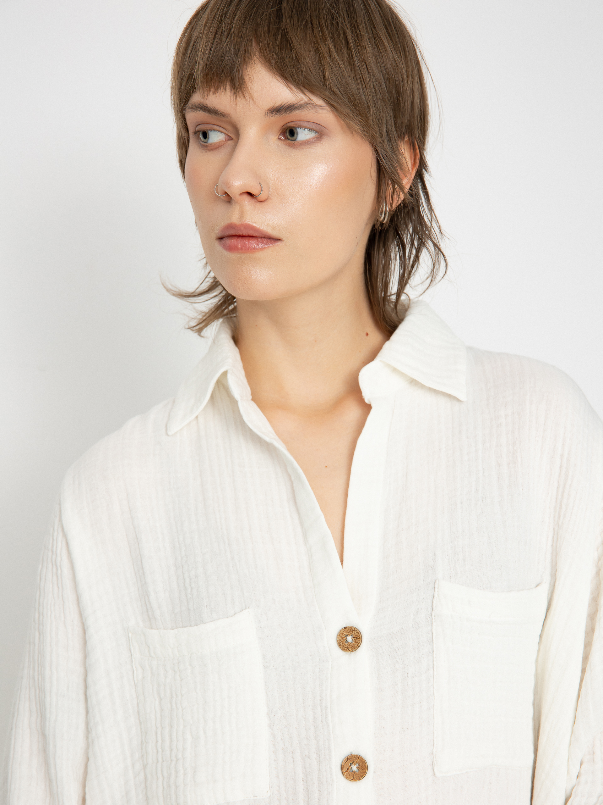 Сорочка Billabong Swell Blouse Wmn (salt crystal)