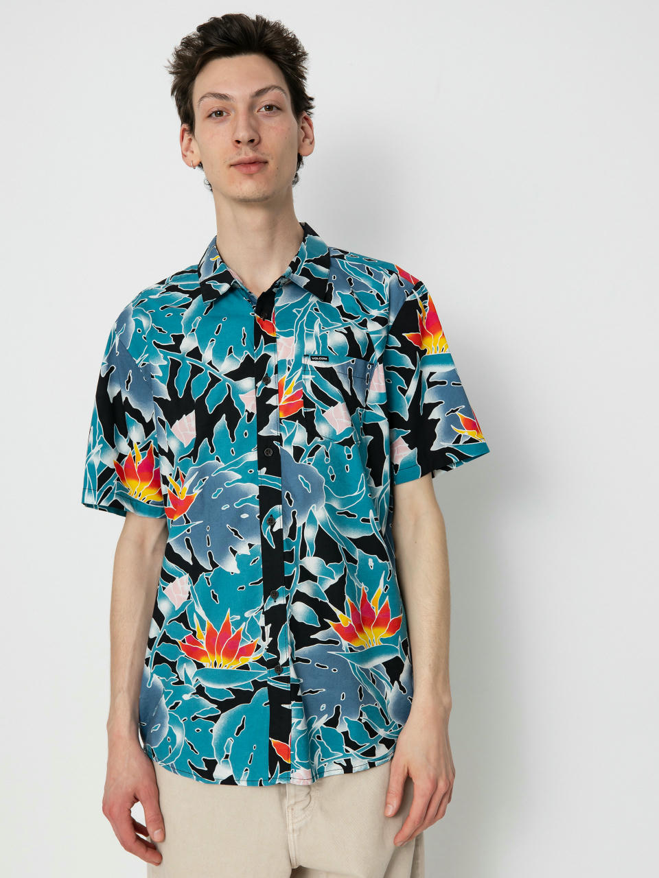 Сорочка Volcom Leaf Pit Floral (black)