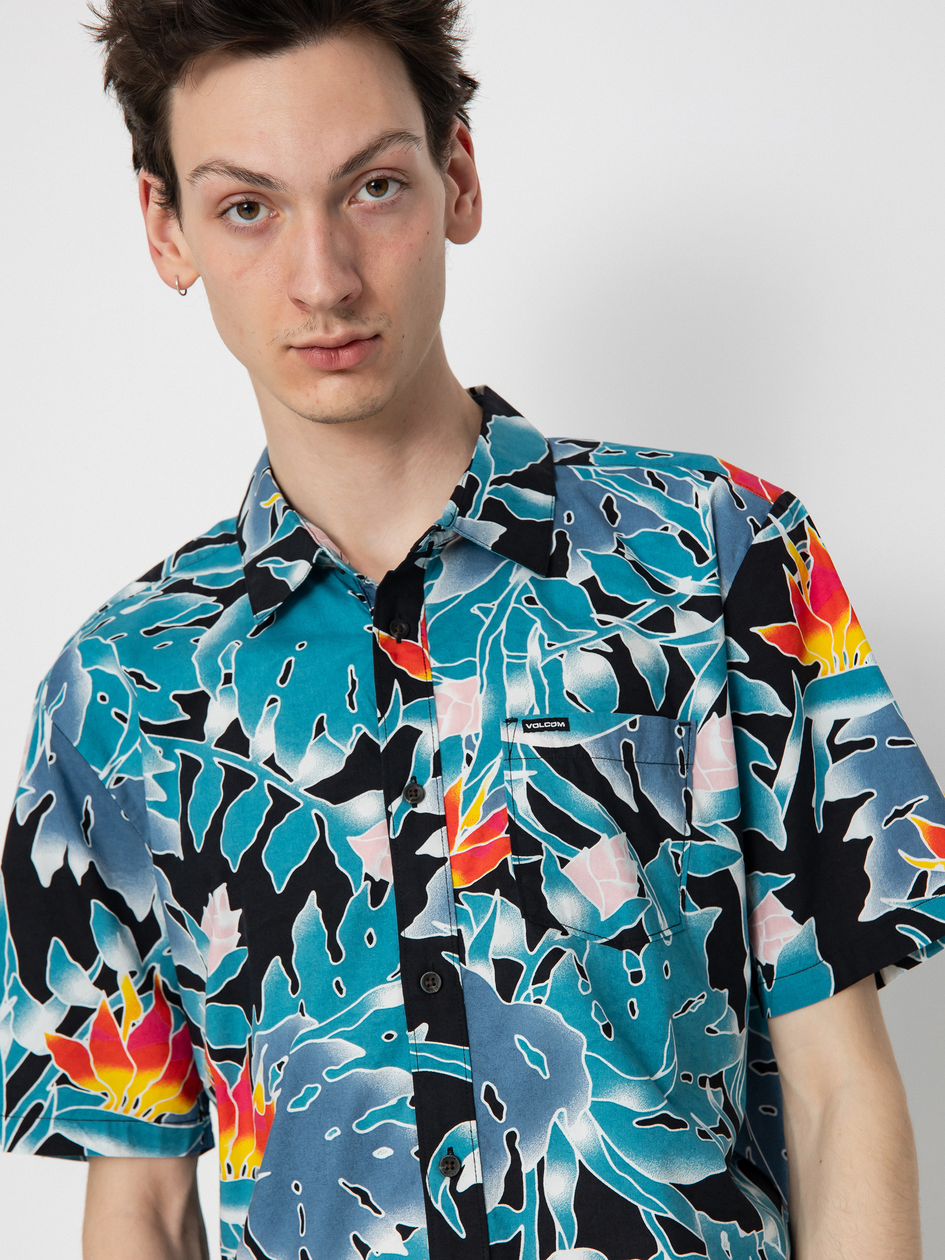 Сорочка Volcom Leaf Pit Floral (black)