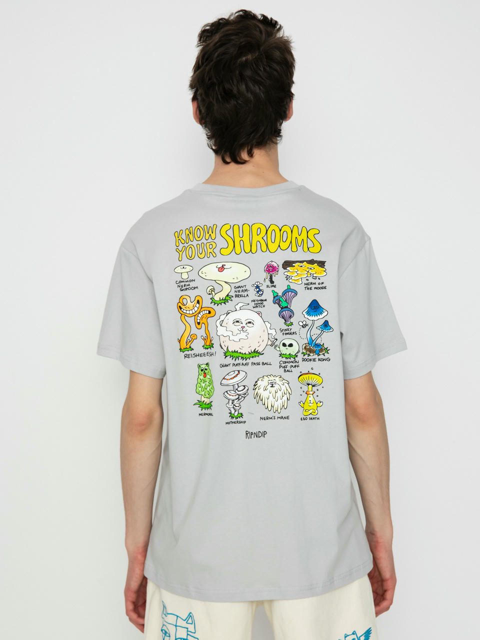 Футболка RipNDip Know Ur Shrooms (grey)