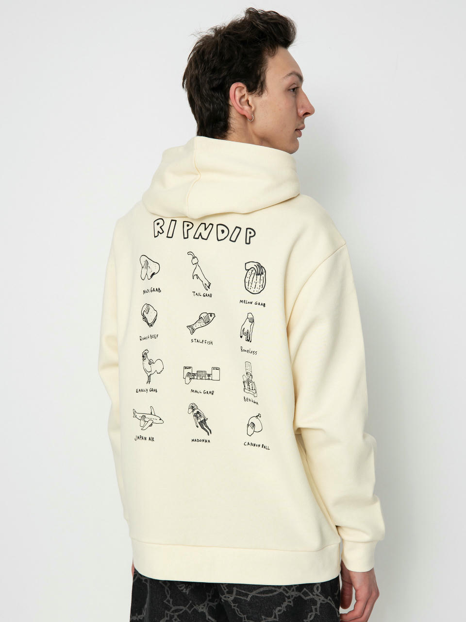 Худі RipNDip Grabs HD (bone)