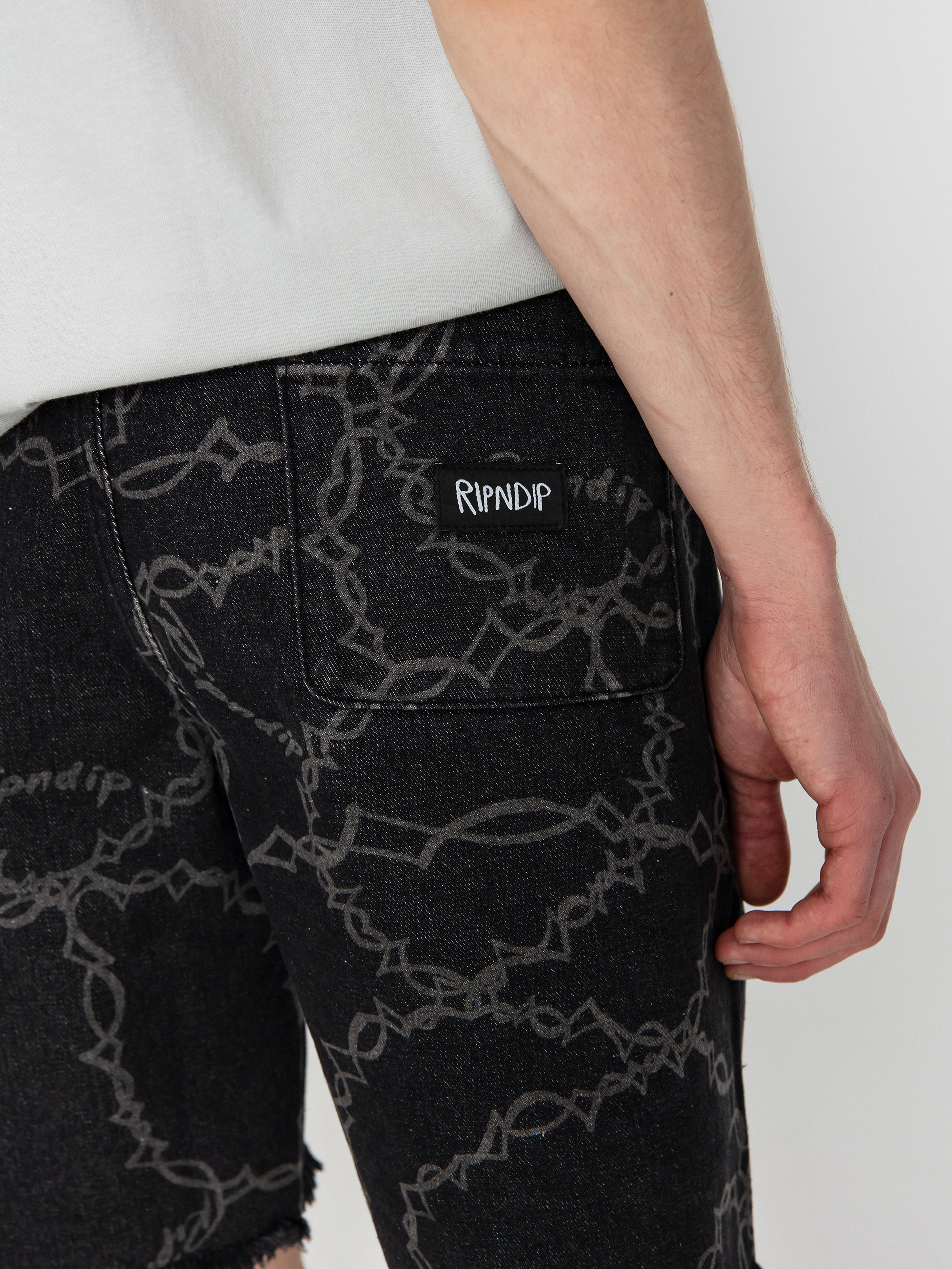 Шорти RipNDip Wired Denim (black)