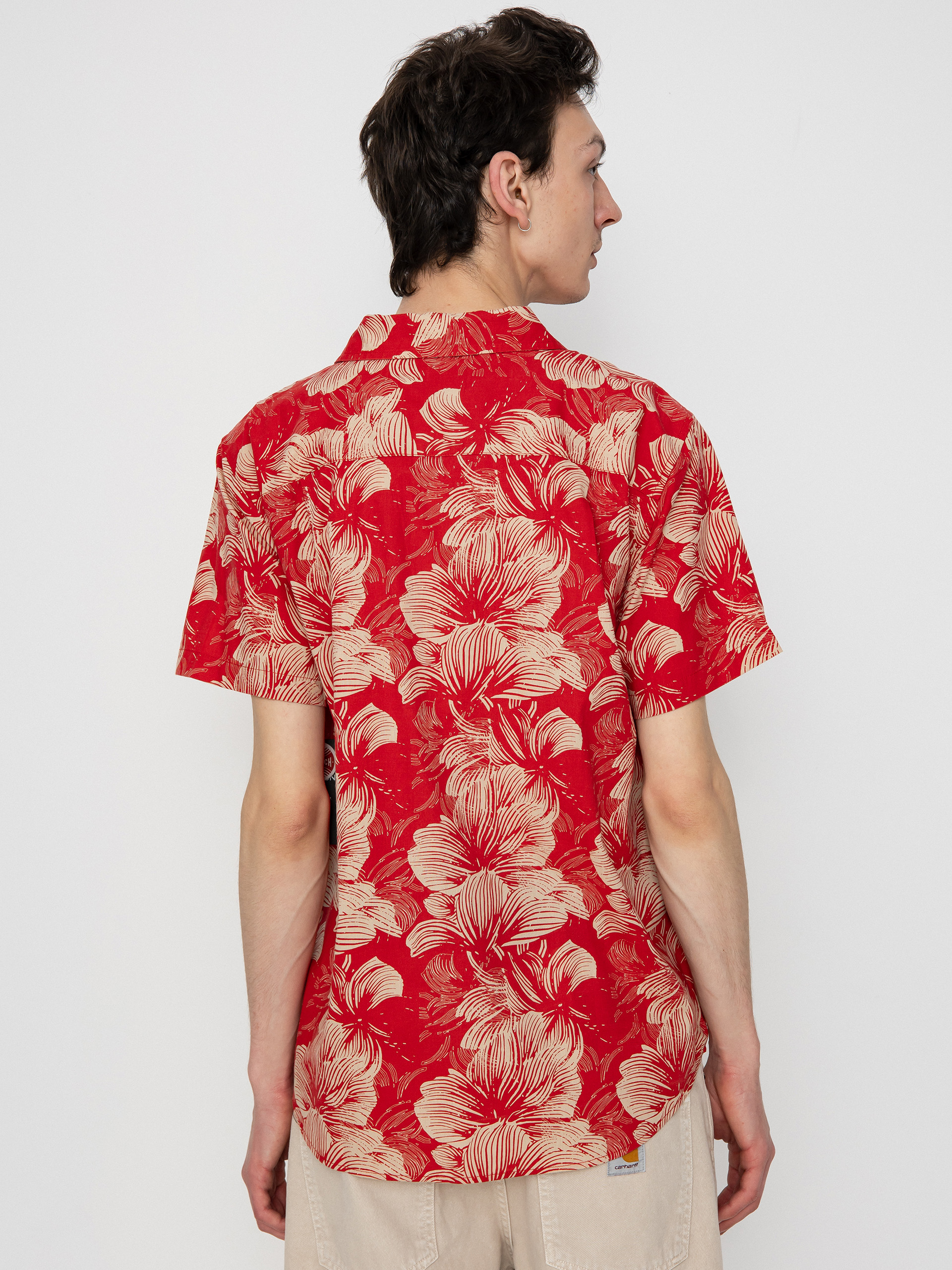 Сорочка Brixton Charter Print (casa red/oatmilk floral)