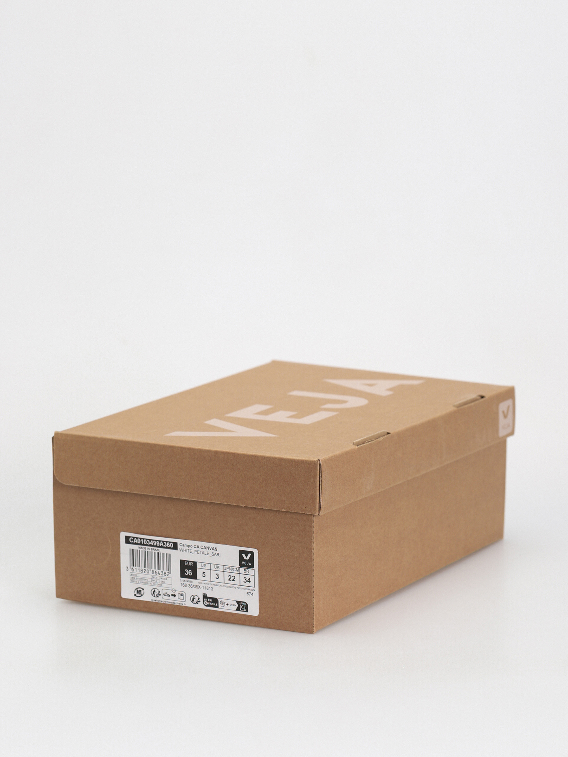 Взуття Veja Campo Canvas Wmn (white petale sari)