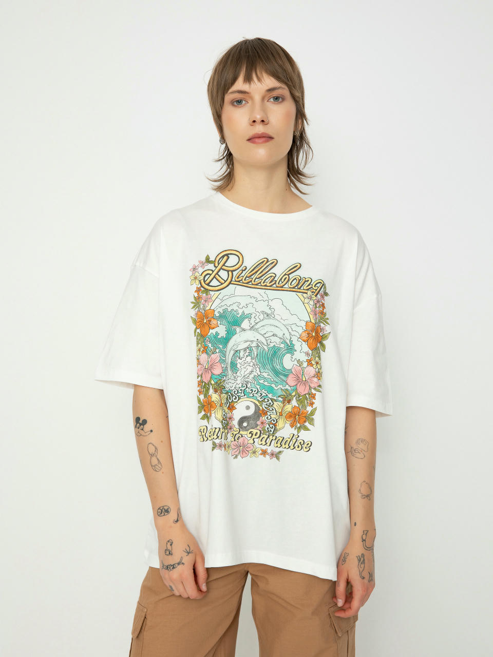 Футболка Billabong Return To Paradise Wmn (salt crystal)