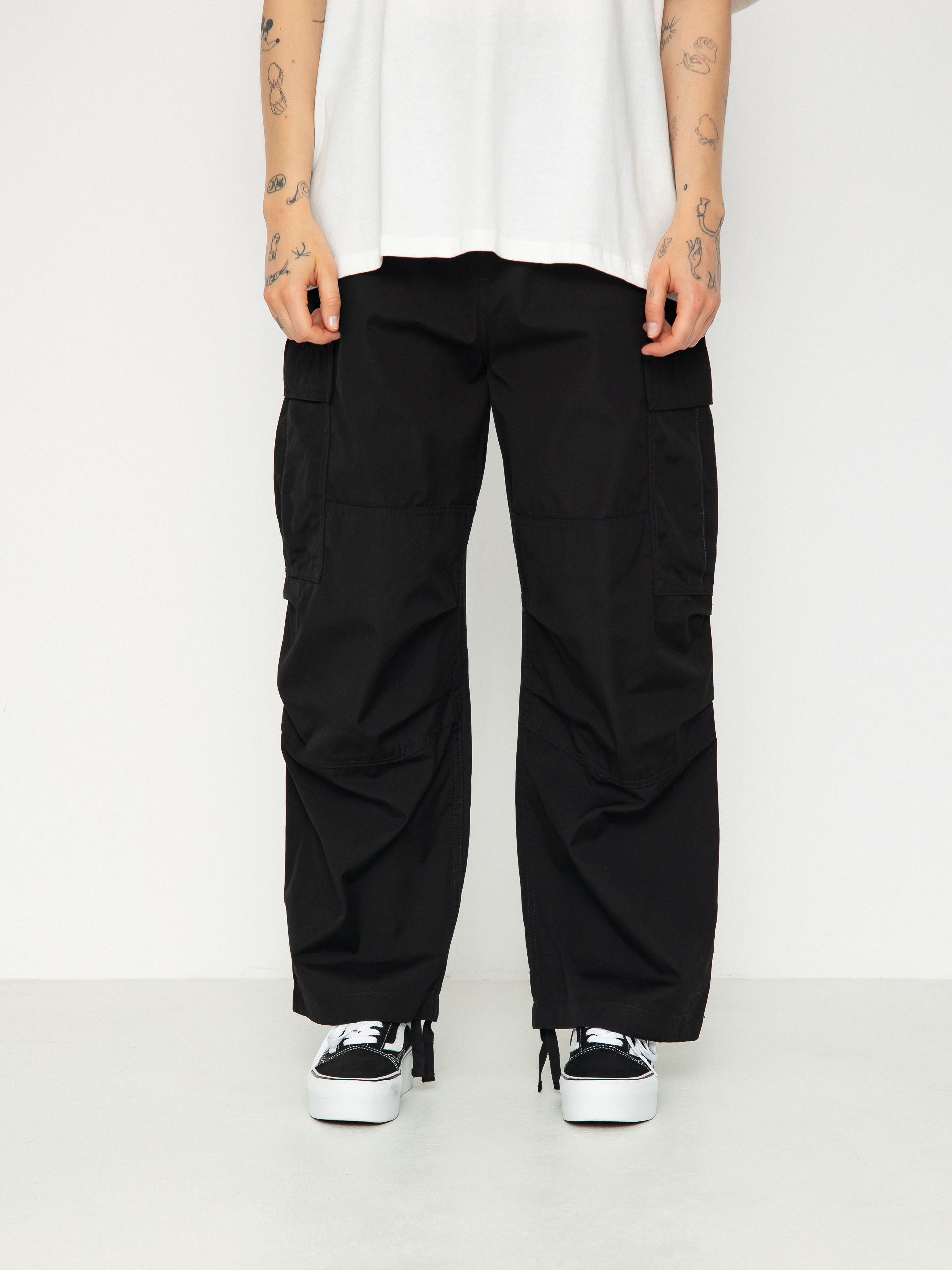 Штани Carhartt WIP Jet Cargo Wmn - чорний (black)
