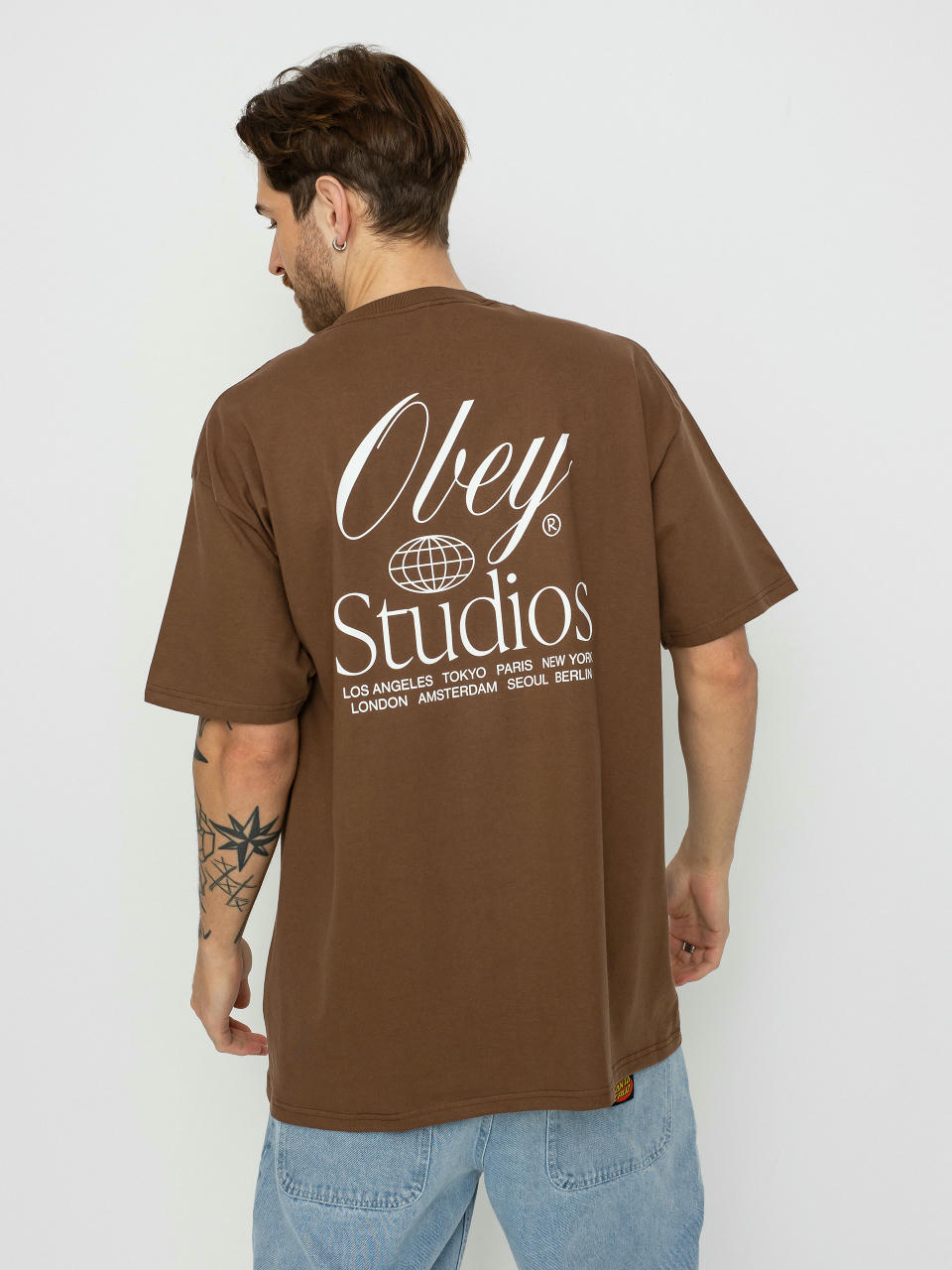 Футболка OBEY Studios Worldwide (silt)