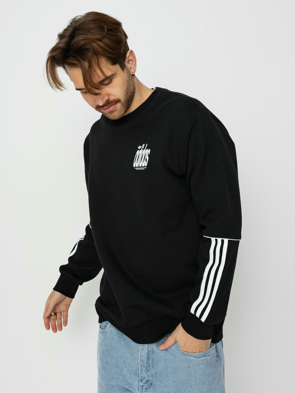 Світшот adidas 4.0 Stretch Crew (black/white)