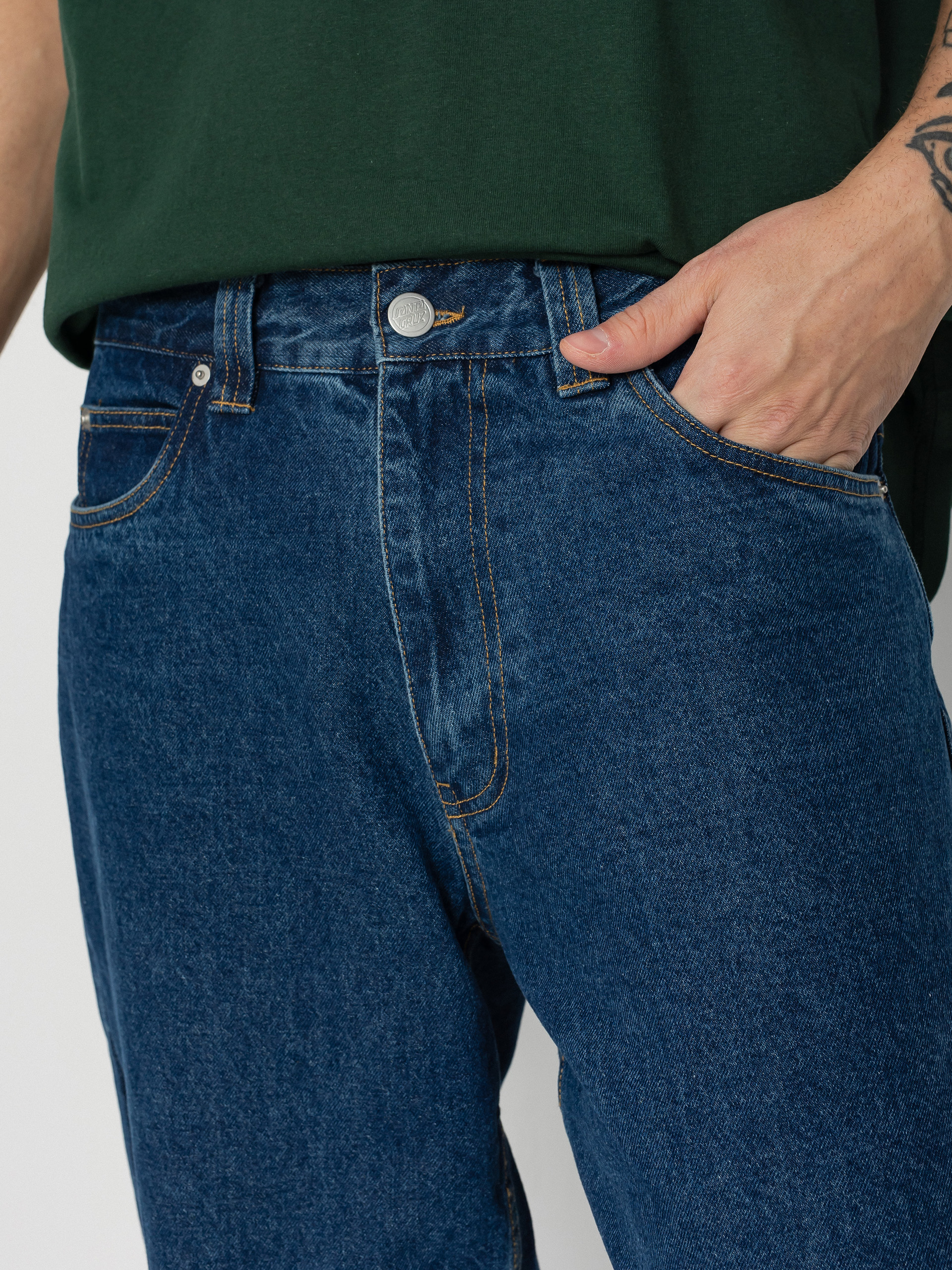 Штани Santa Cruz Classic Label Jean (classic blue)