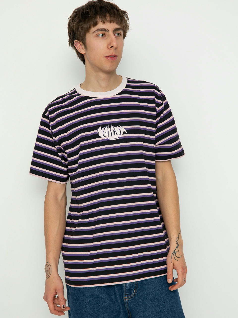 Футболка Volcom Rayeah Stripes (black)