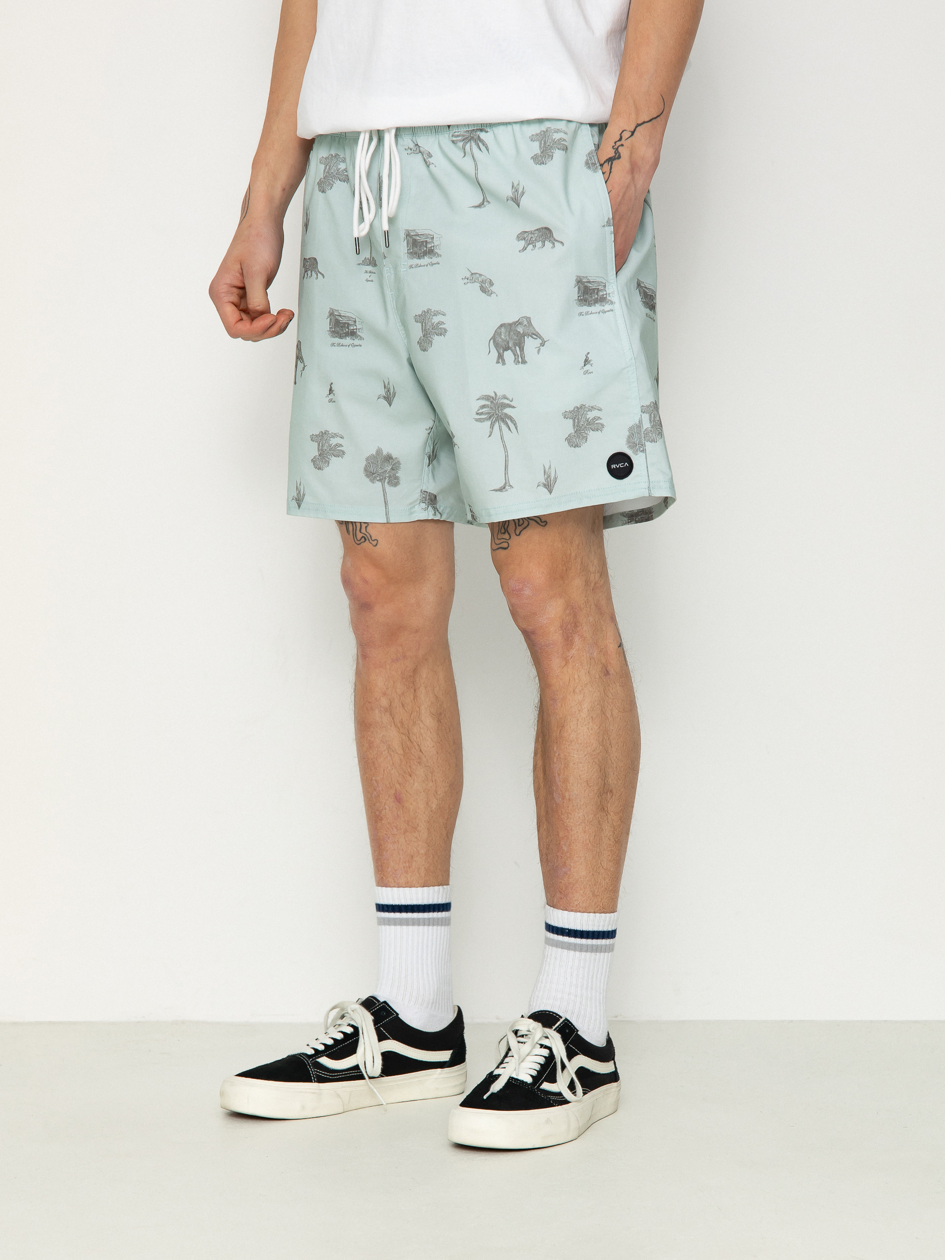 u041fu043bu044fu0436u043du0456 u0448u043eu0440u0442u0438 RVCA Barnes Elastic (cool blue)