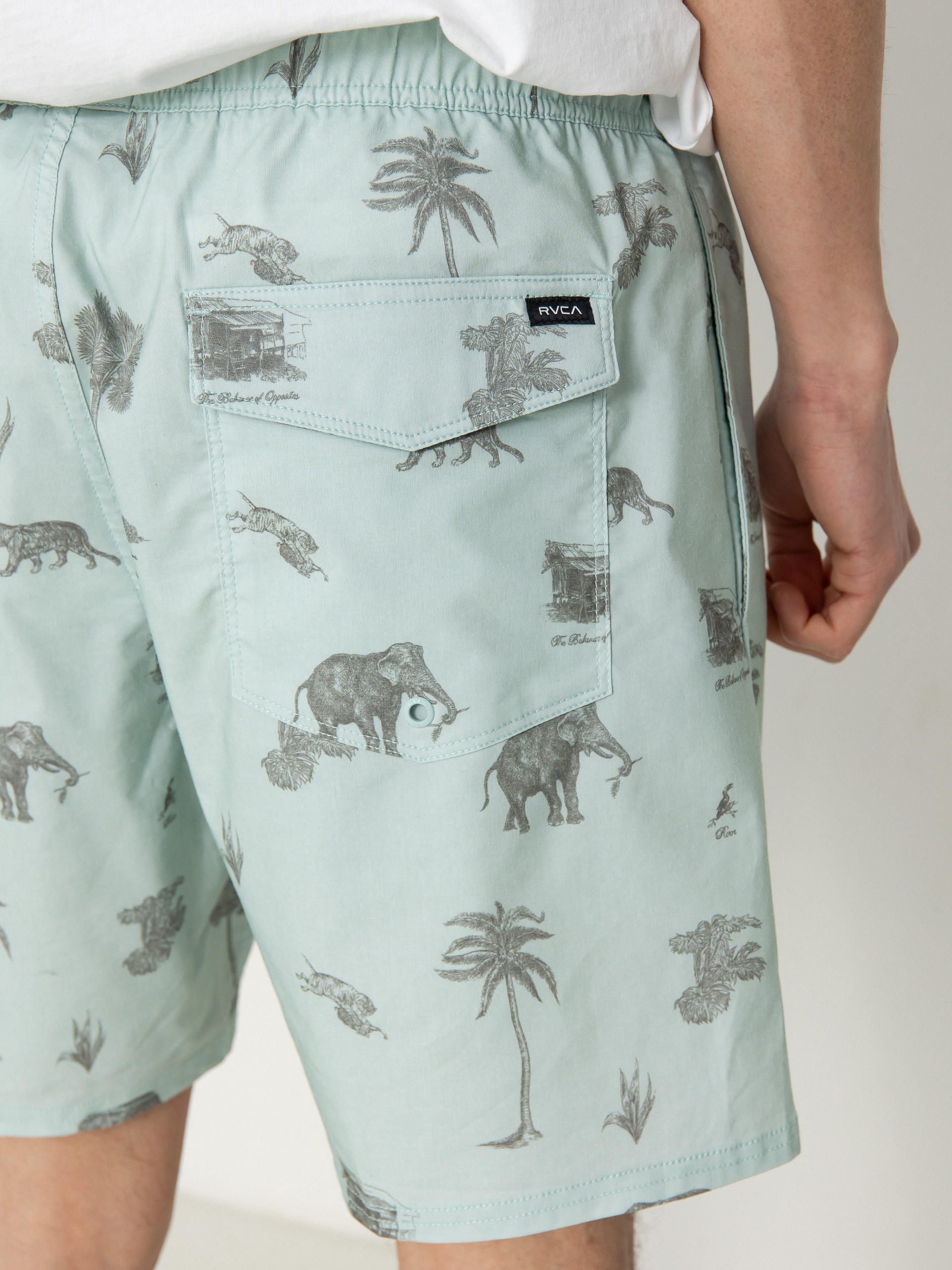 Пляжні шорти RVCA Barnes Elastic (cool blue)