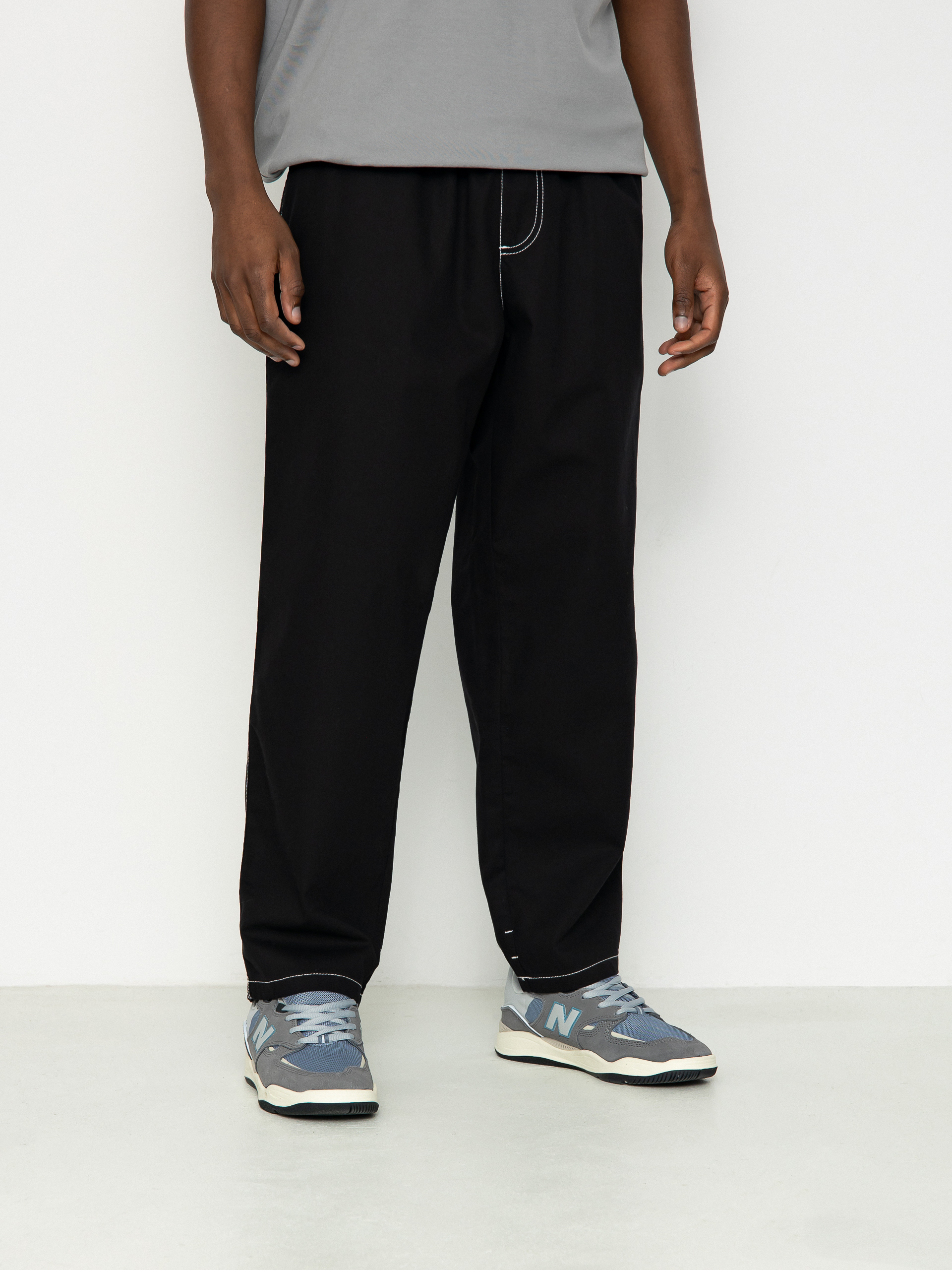 Штани Polar Skate Surf Pants Contrast - чорний (black/white)
