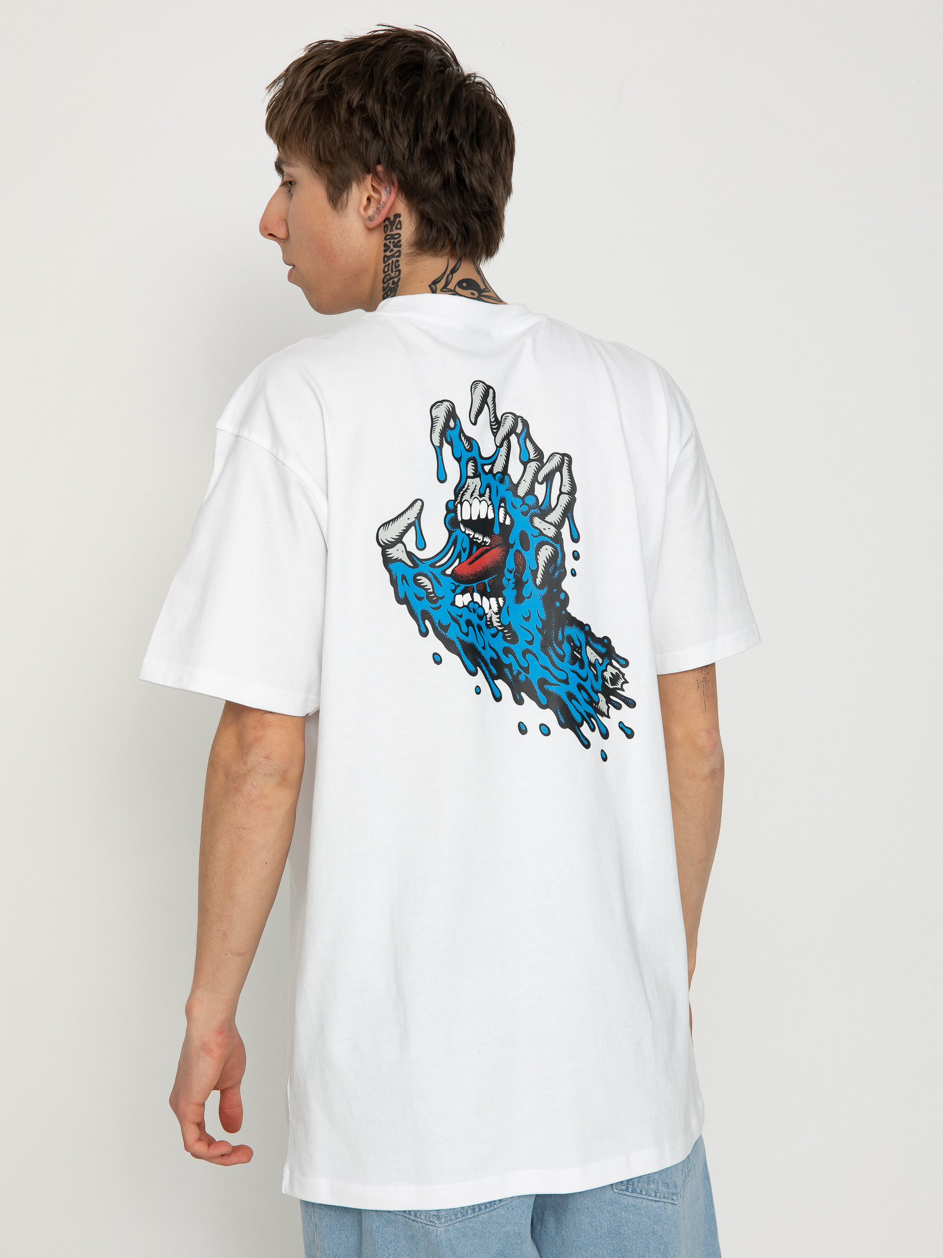 Футболка Santa Cruz Melting Hand (white)