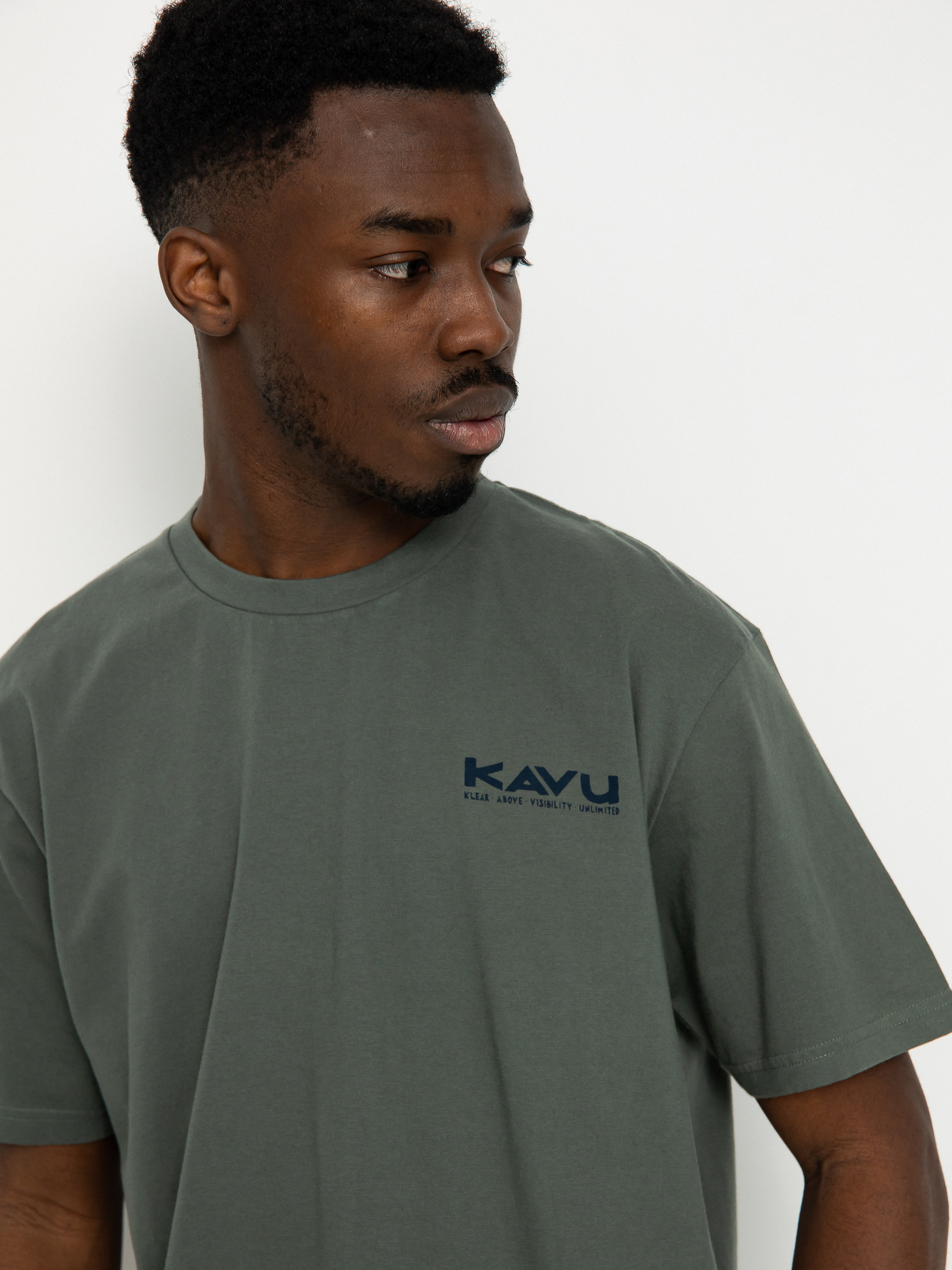 Футболка Kavu Get It (dark forest)