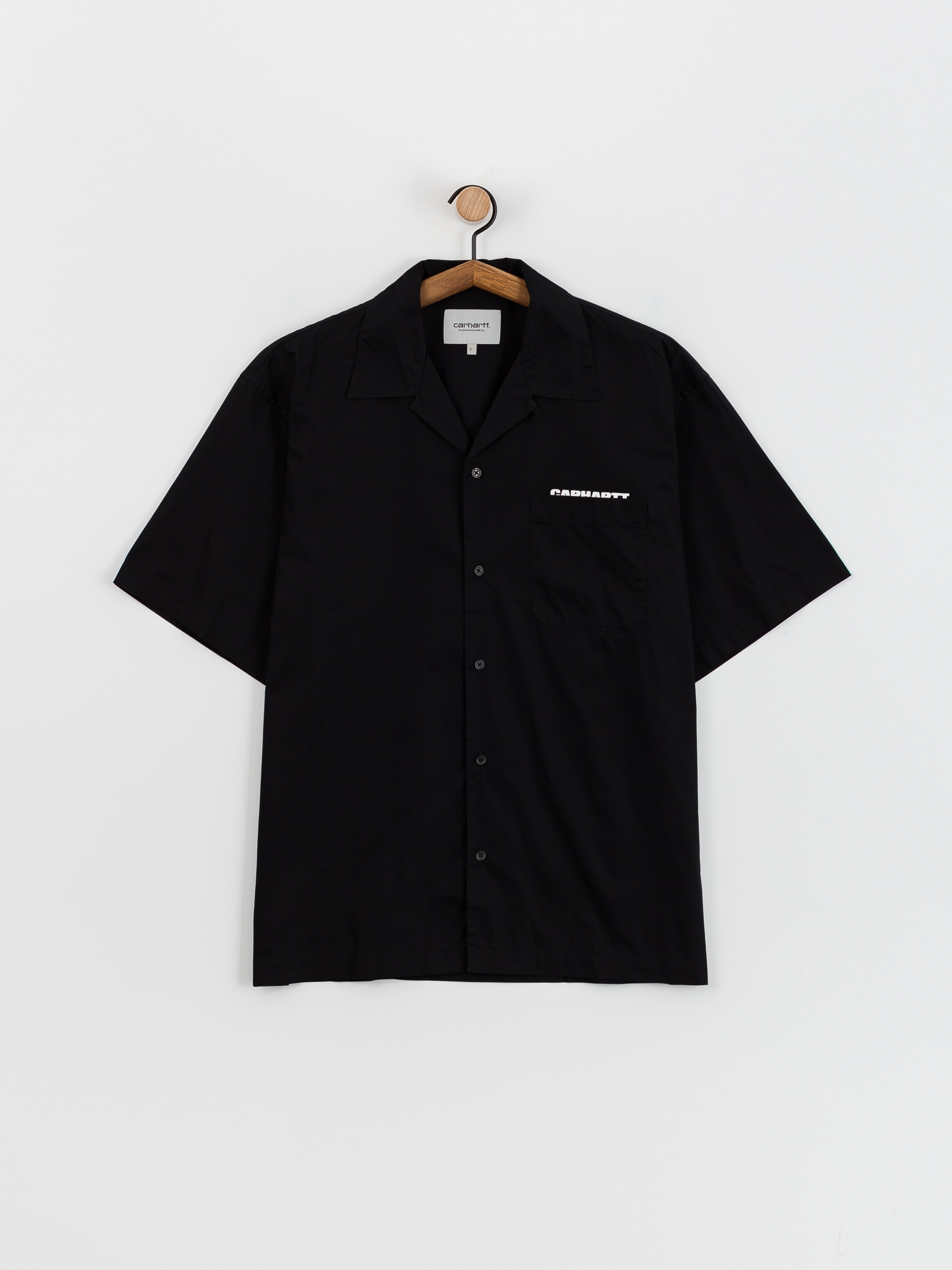 Сорочка Carhartt WIP Link Script (black/white)