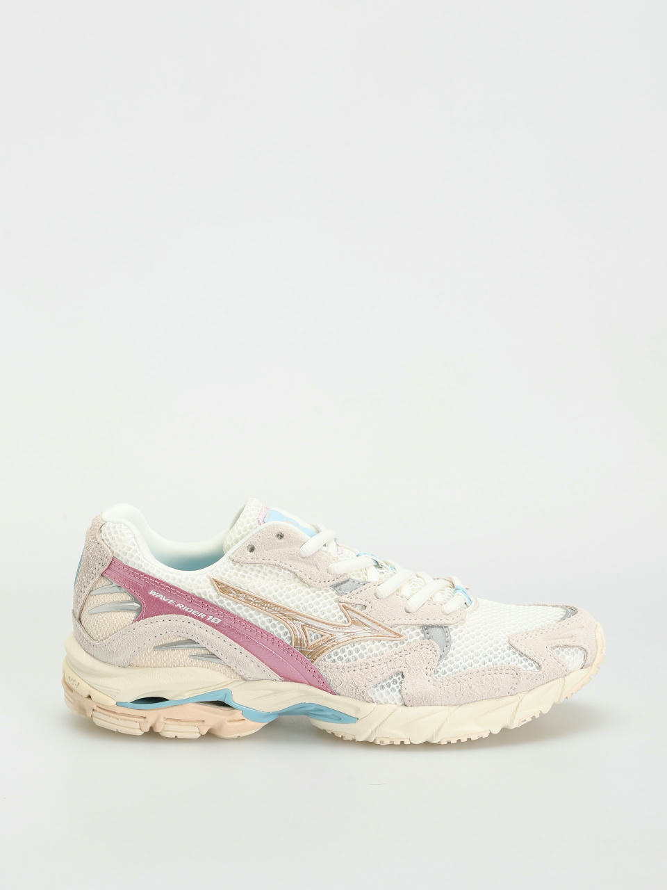 Взуття Mizuno Wave Rider 10 Kosei (white sand/shifting sand/snow white)