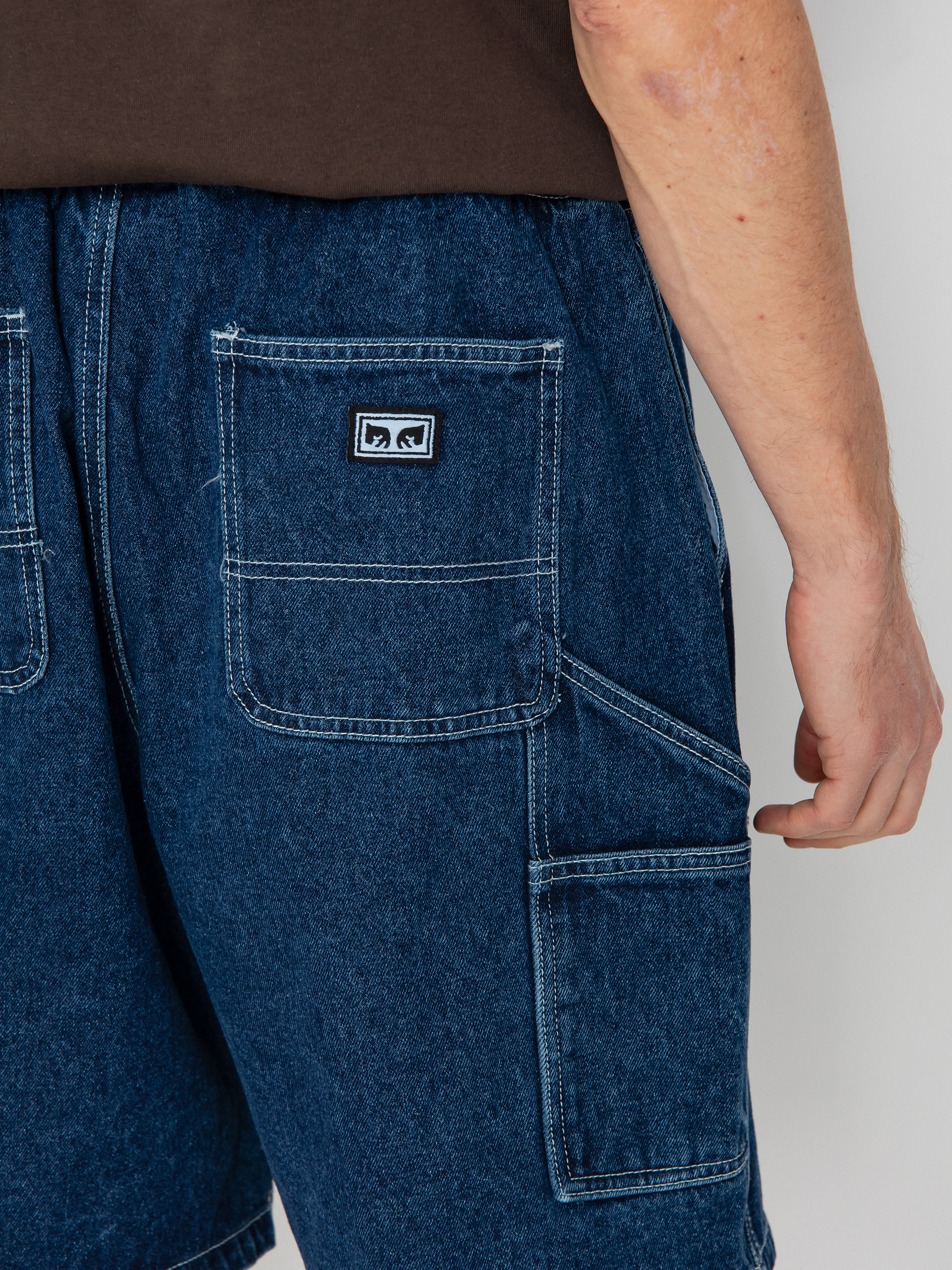 Шорти OBEY Easy Denim Carpenter (stone wash indigo)