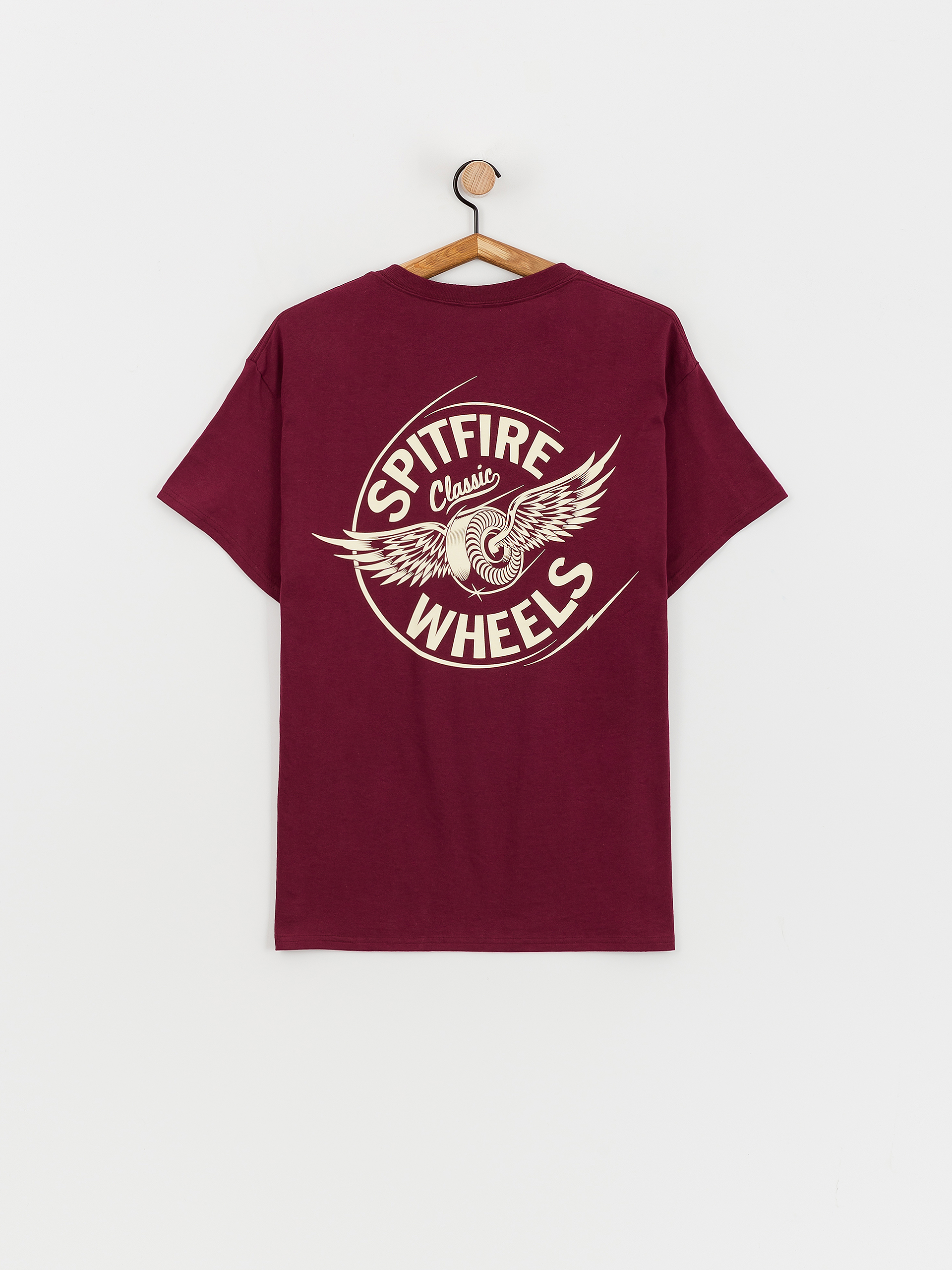 Футболка Spitfire Flying Cls (maroon)