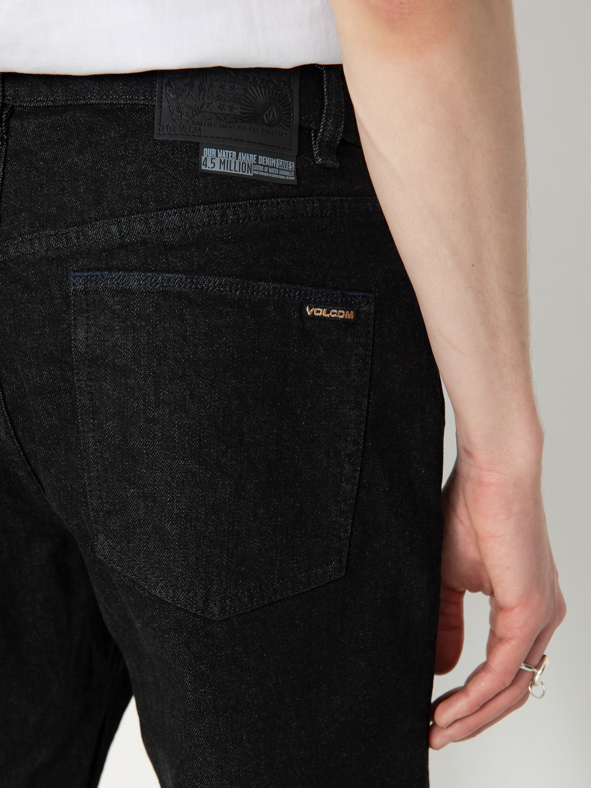 Штани Volcom Modown Denim (black rinser)