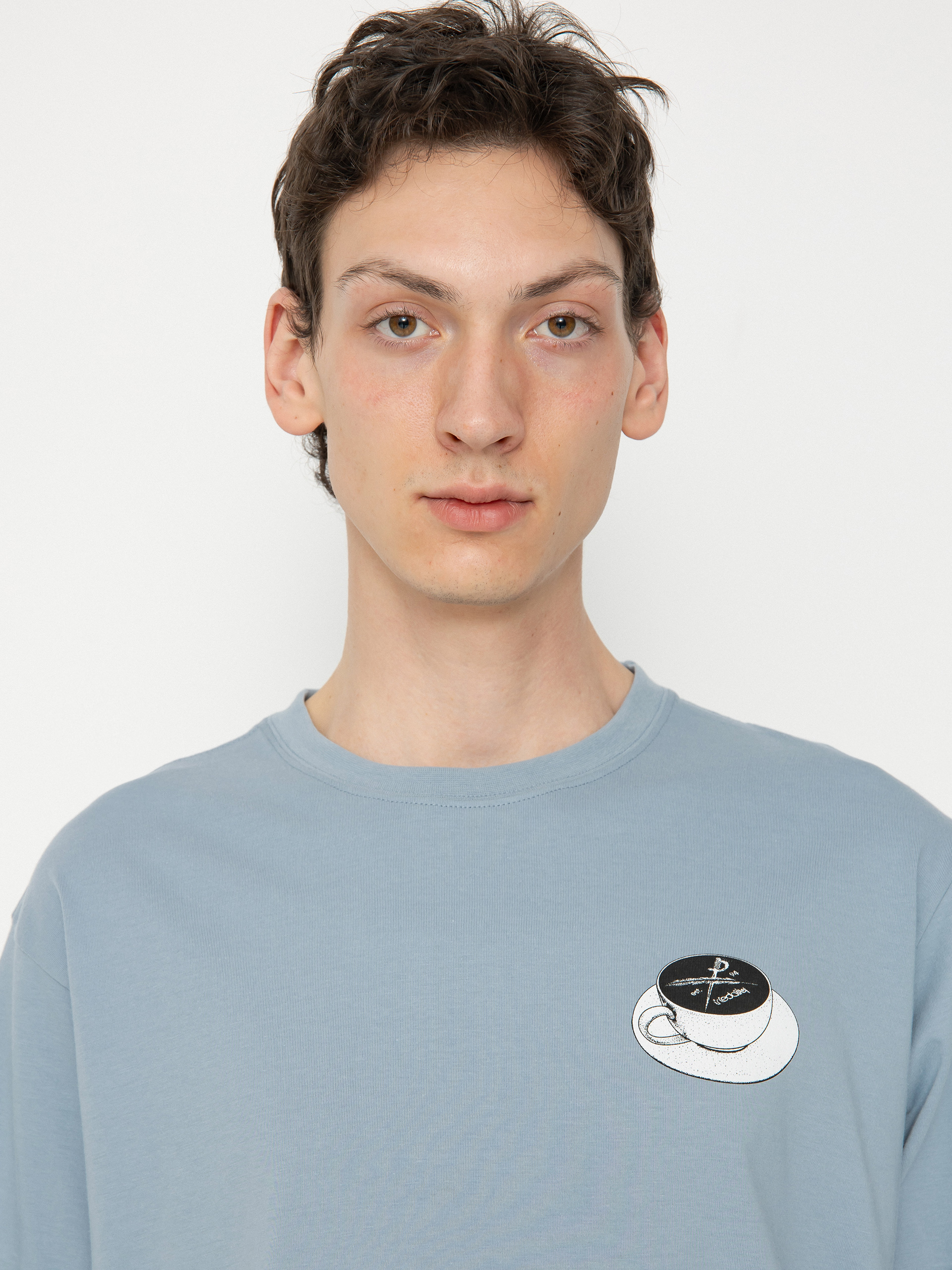 Футболка Iriedaily Slowpresso (light blue)