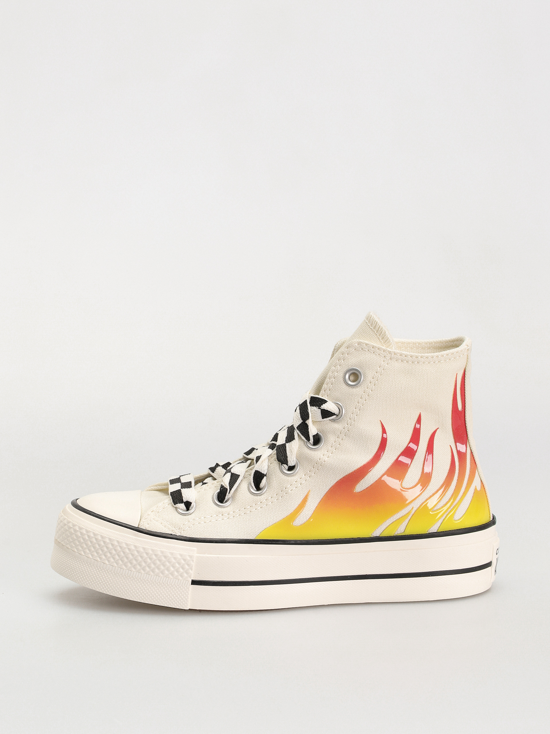 Кеди Converse Chuck Taylor All Star Lift Hi Wmn (flames/off white)