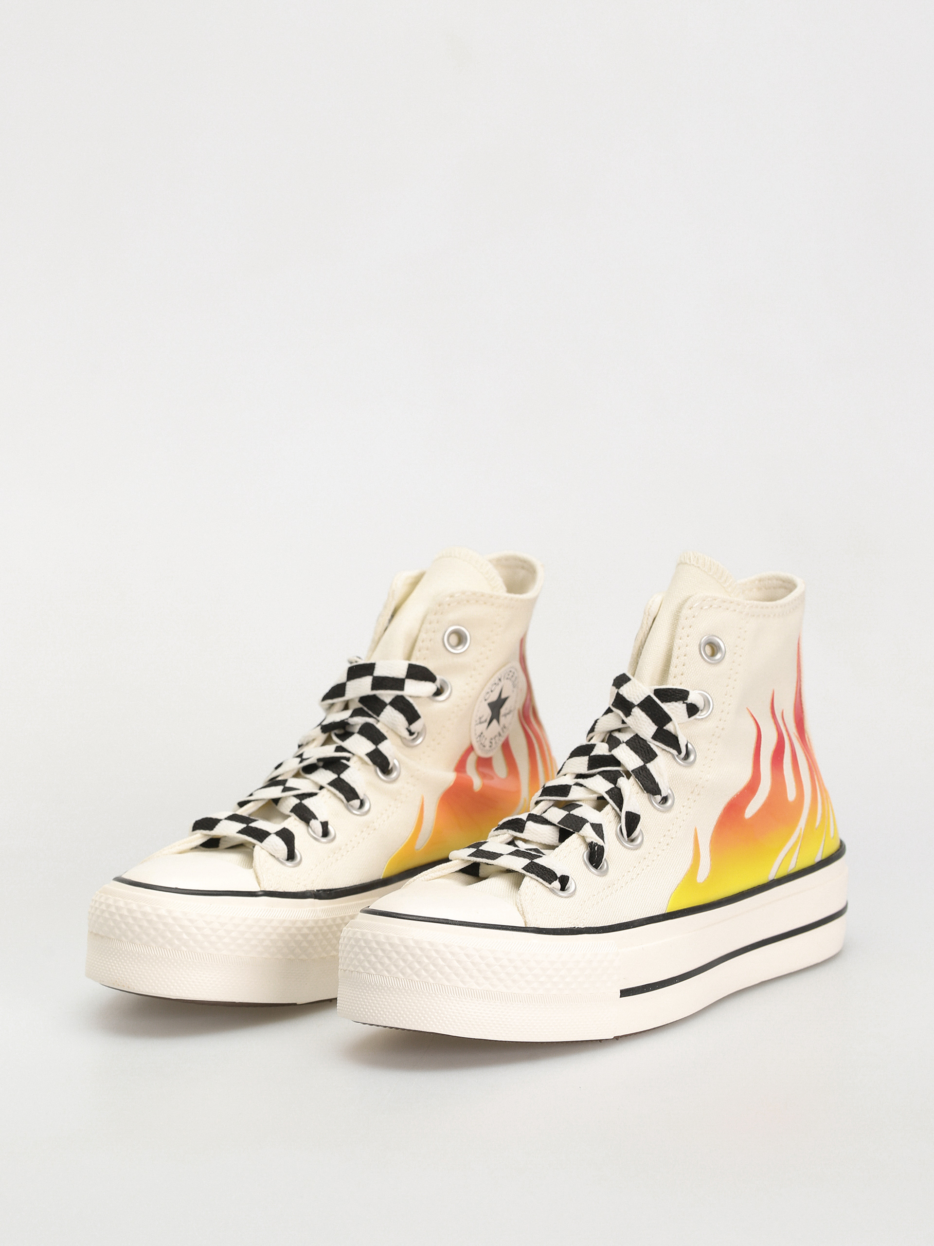 Кеди Converse Chuck Taylor All Star Lift Hi Wmn (flames/off white)