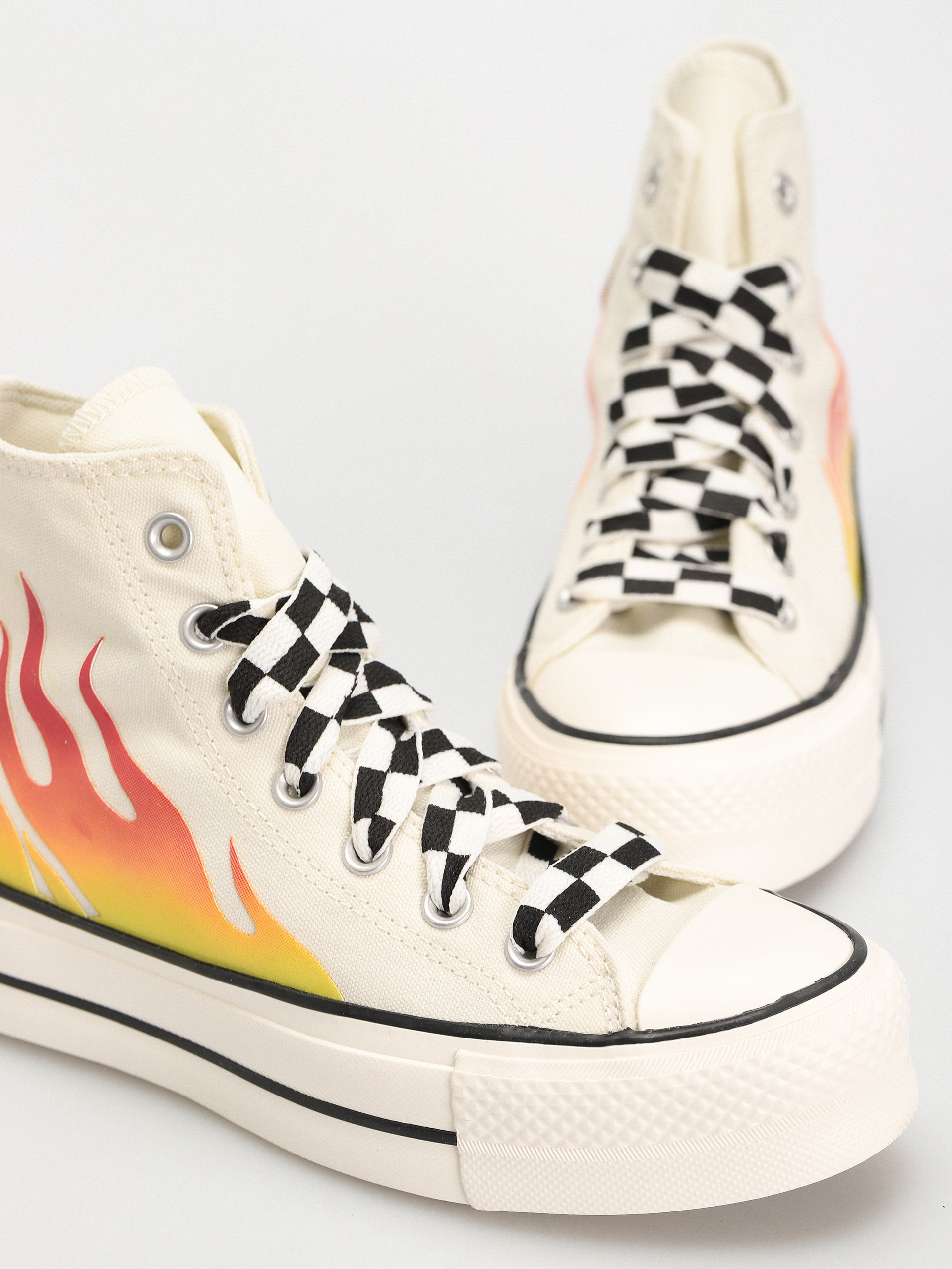 Кеди Converse Chuck Taylor All Star Lift Hi Wmn (flames/off white)