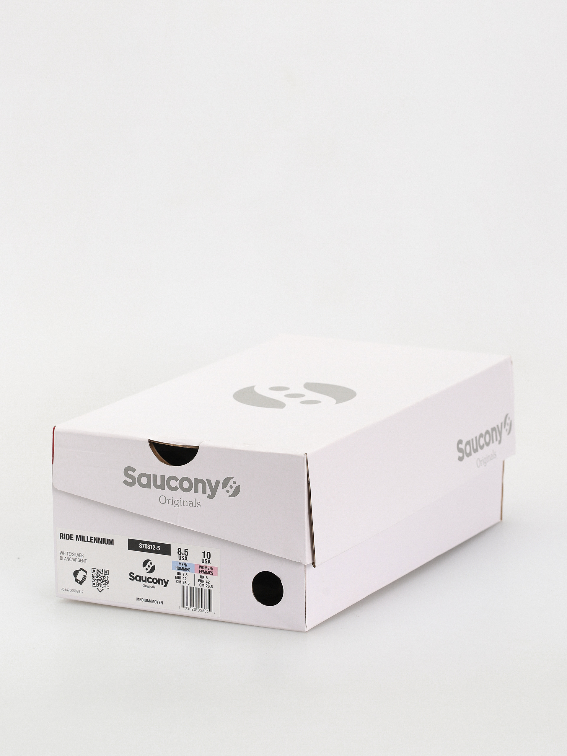 Взуття Saucony Grid Ride Millennium (white/silver)