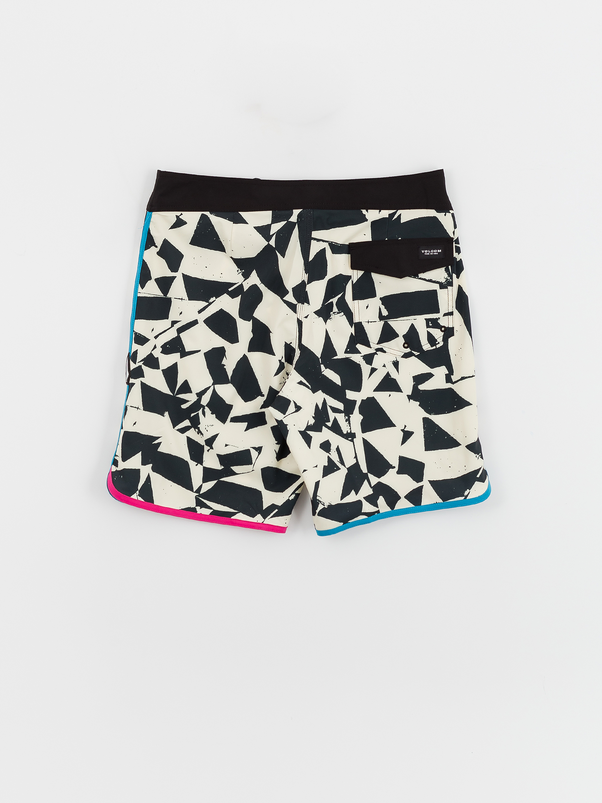 Пляжні шорти Volcom Lido Print Scallop Mod 19 (black white)