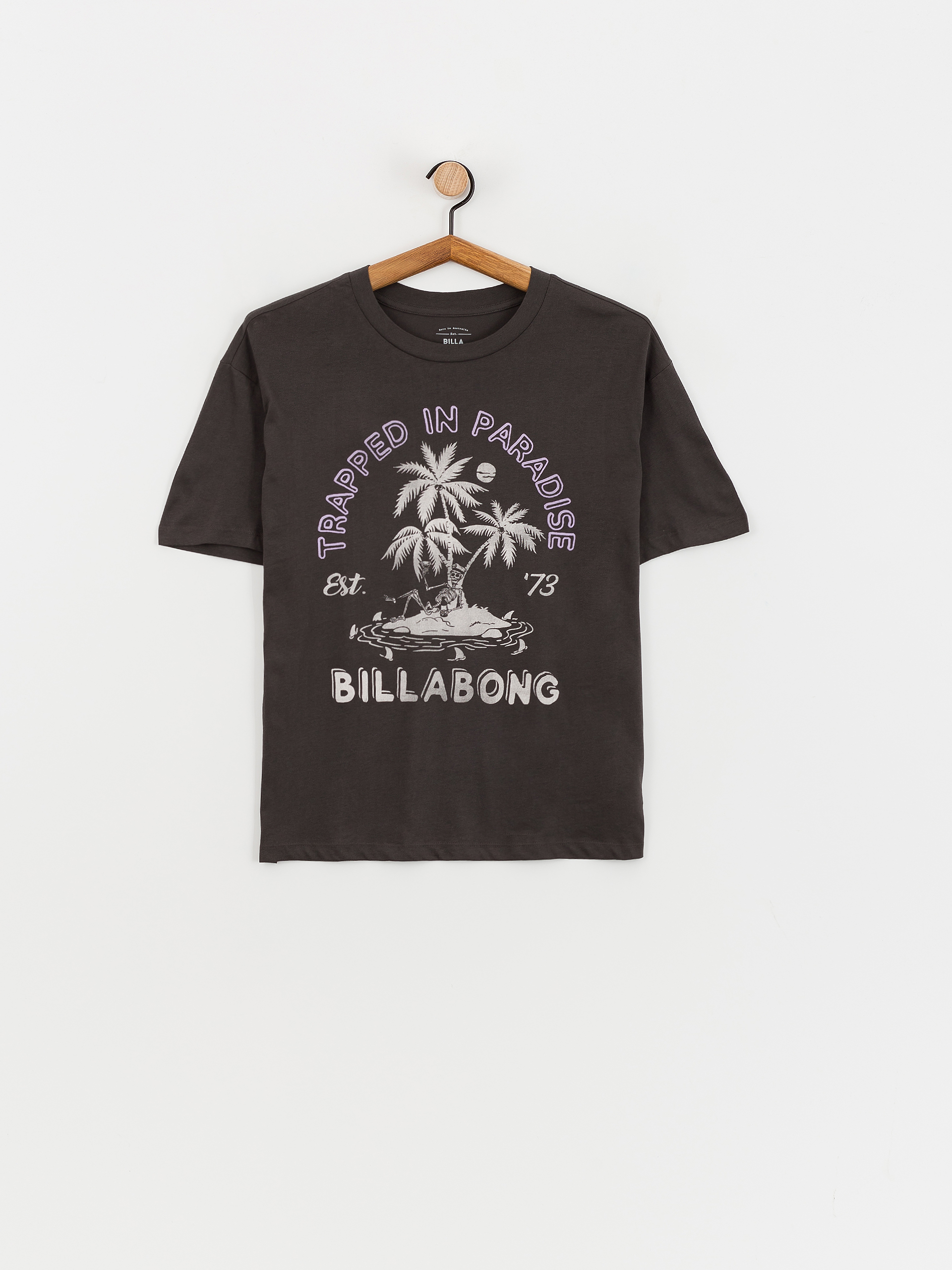 Футболка Billabong Trapped In Paradise Wmn (off black) 