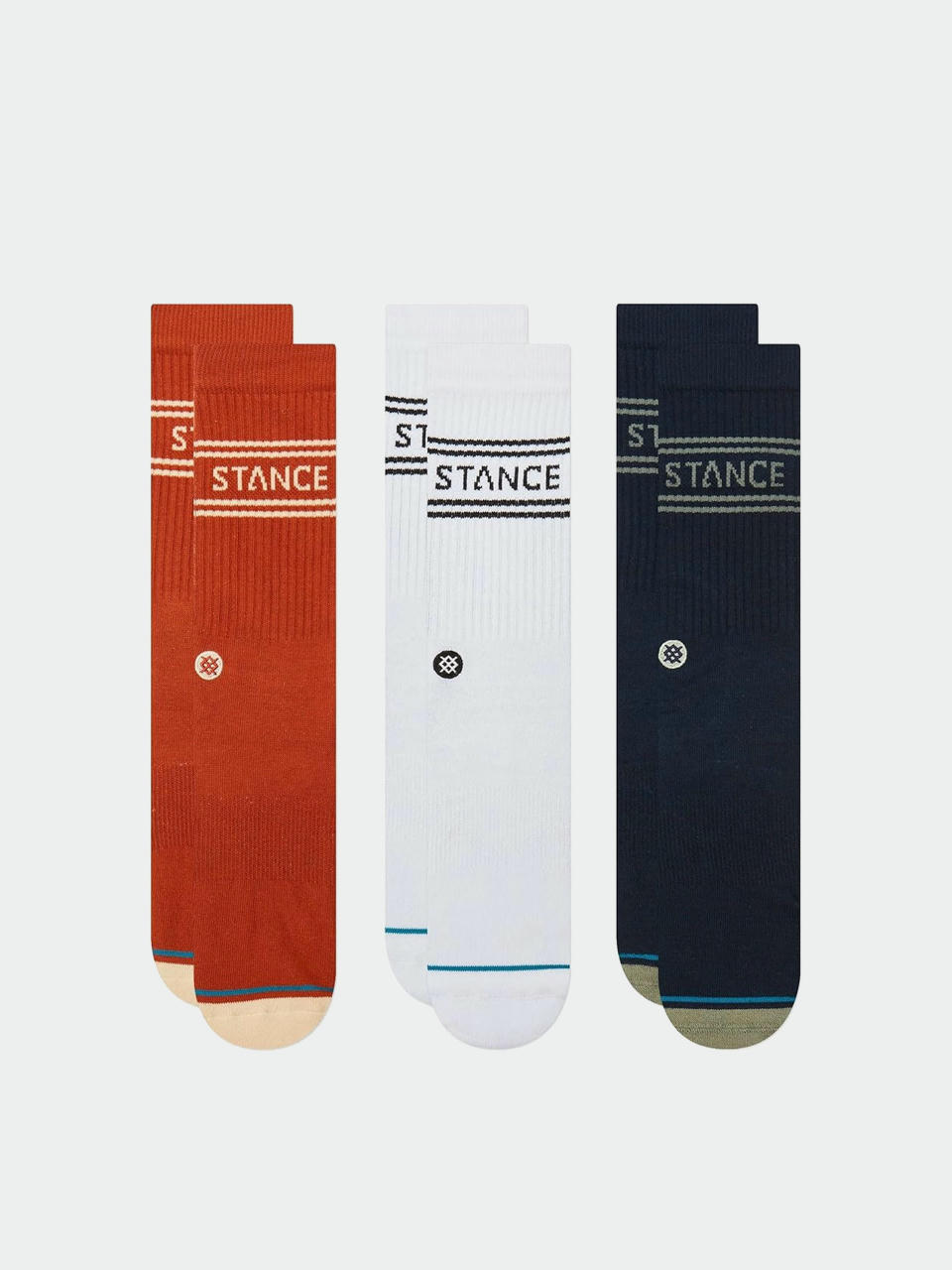  Шкарпетки Stance Basic 3 Pack Crew (indigo)