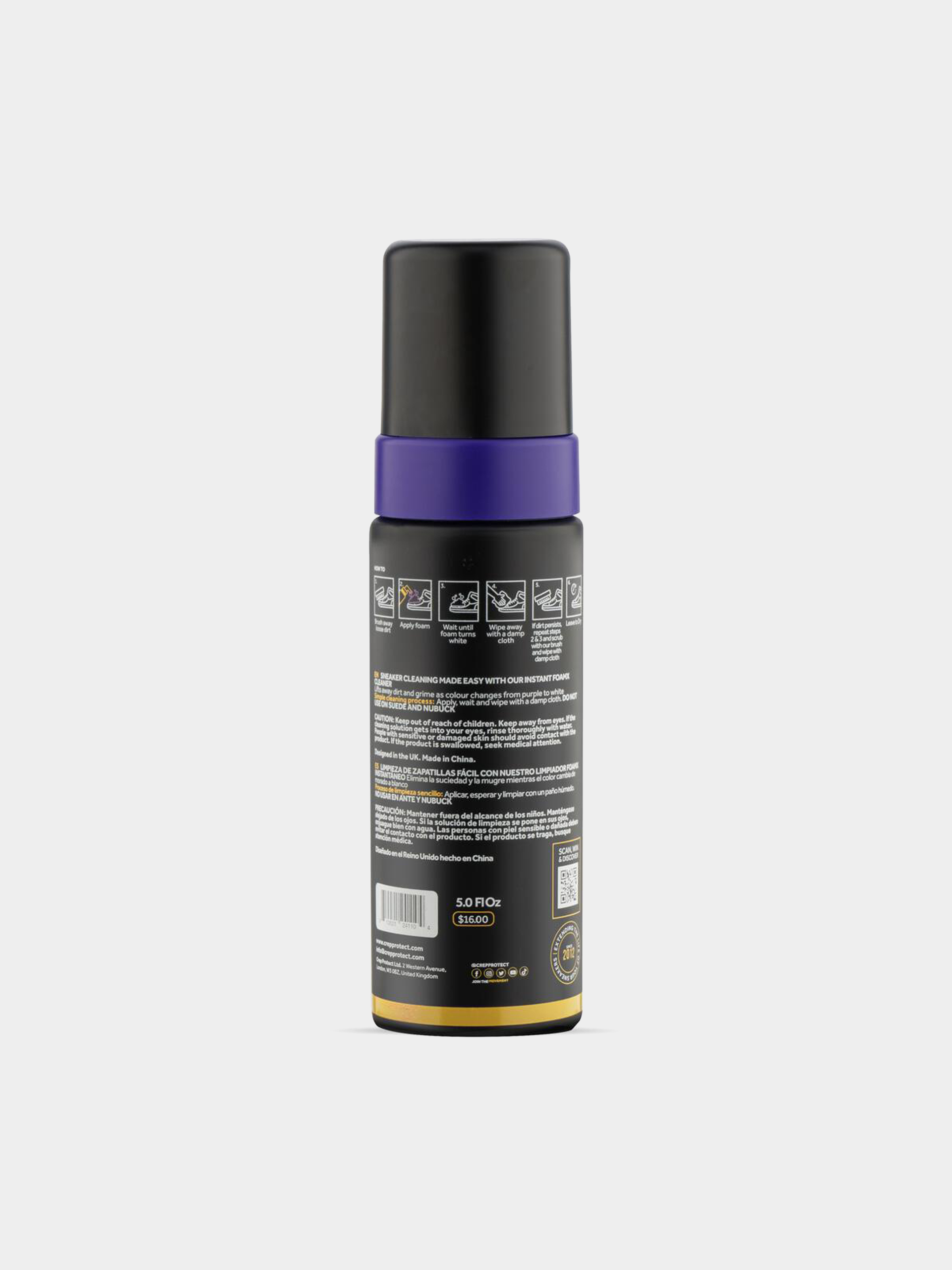 Środki piorące i impregnaty Crep Protect Pianka czyszcząca Foam X 