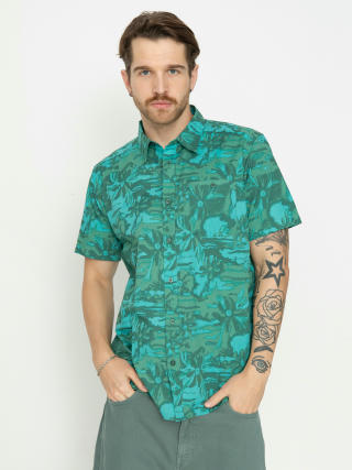 Сорочка Patagonia Go To Shirt (cliffs and waves conifer green)