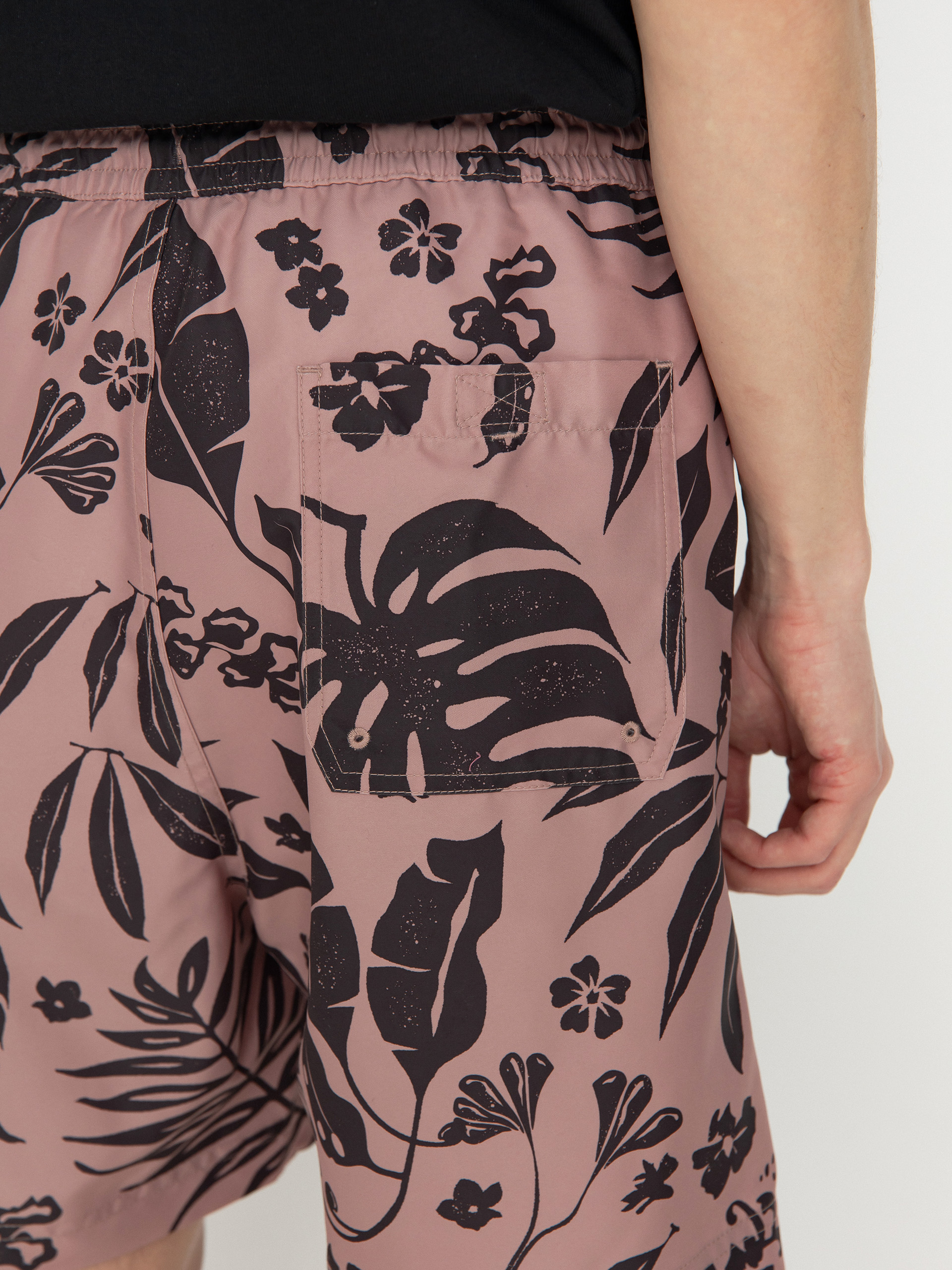 Шорти Carhartt WIP Slater Swim (woodblock print/glassy pink)