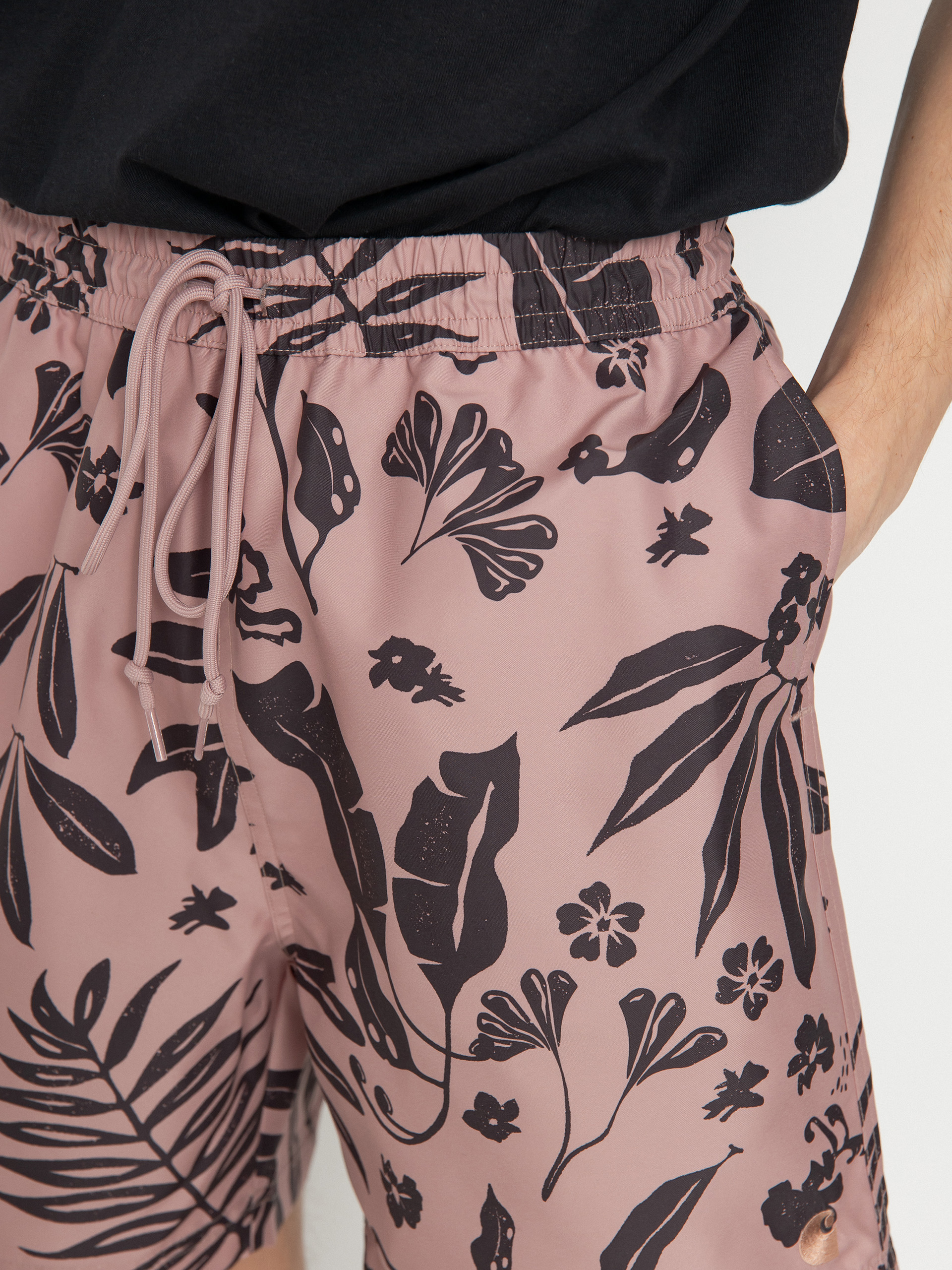 Шорти Carhartt WIP Slater Swim (woodblock print/glassy pink)